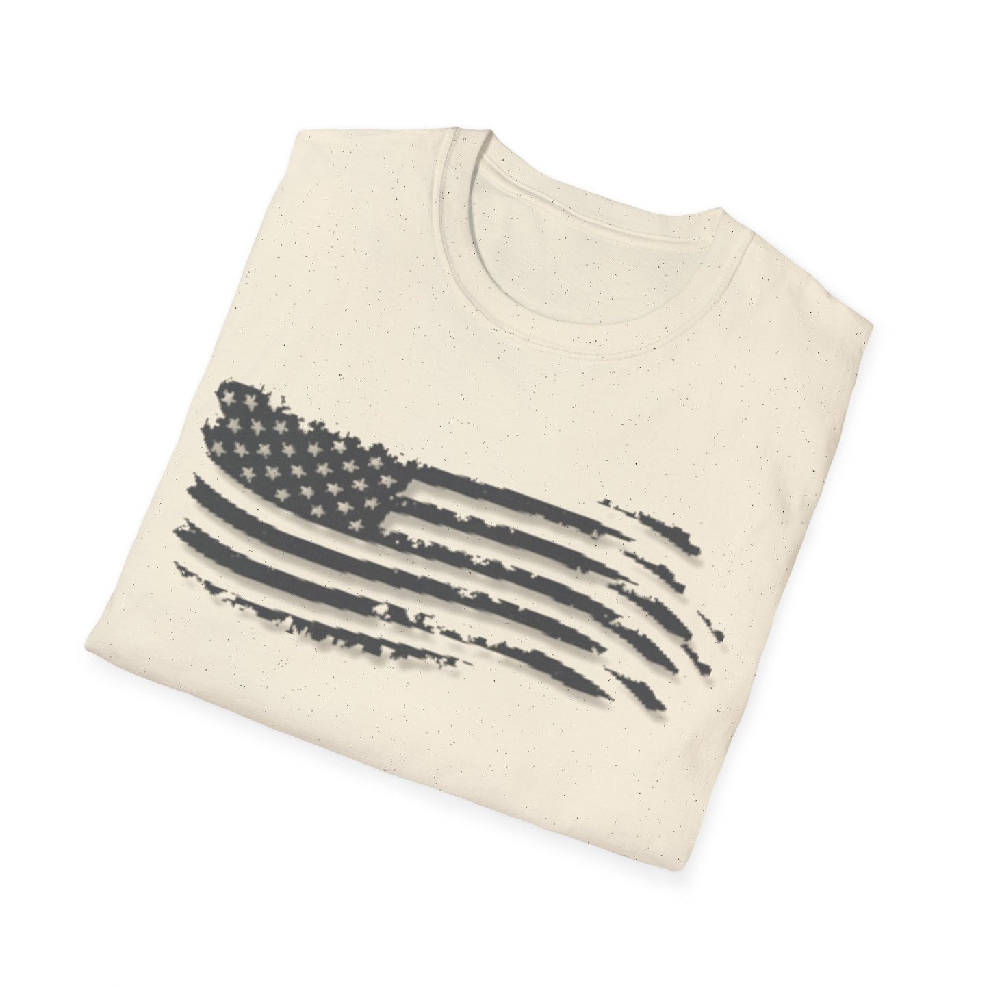 Grayed US Flag Shirt, USA Flag Shirt, American Flag Shirt, American Pride Shirt, Patriot Shirt, Gift for Veterans - Mighty Lifestyle