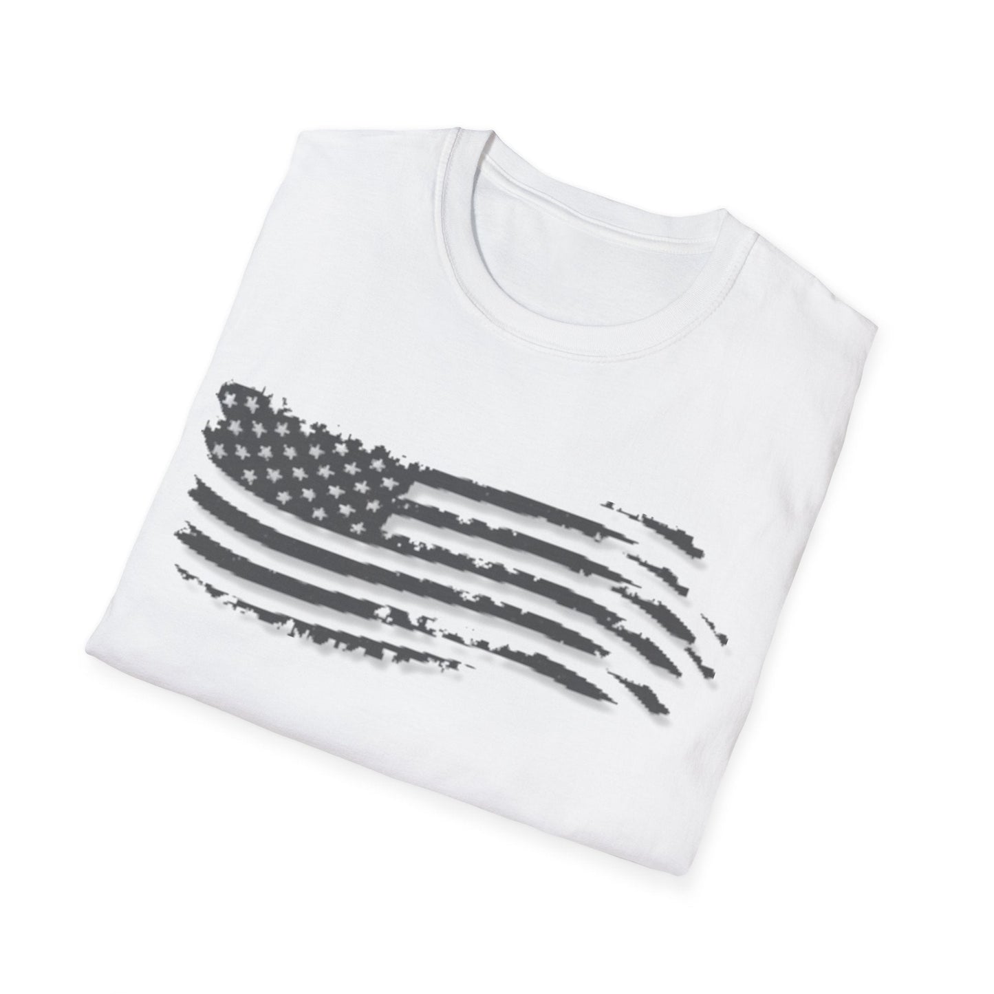 Grayed US Flag Shirt, USA Flag Shirt, American Flag Shirt, American Pride Shirt, Patriot Shirt, Gift for Veterans - Mighty Lifestyle