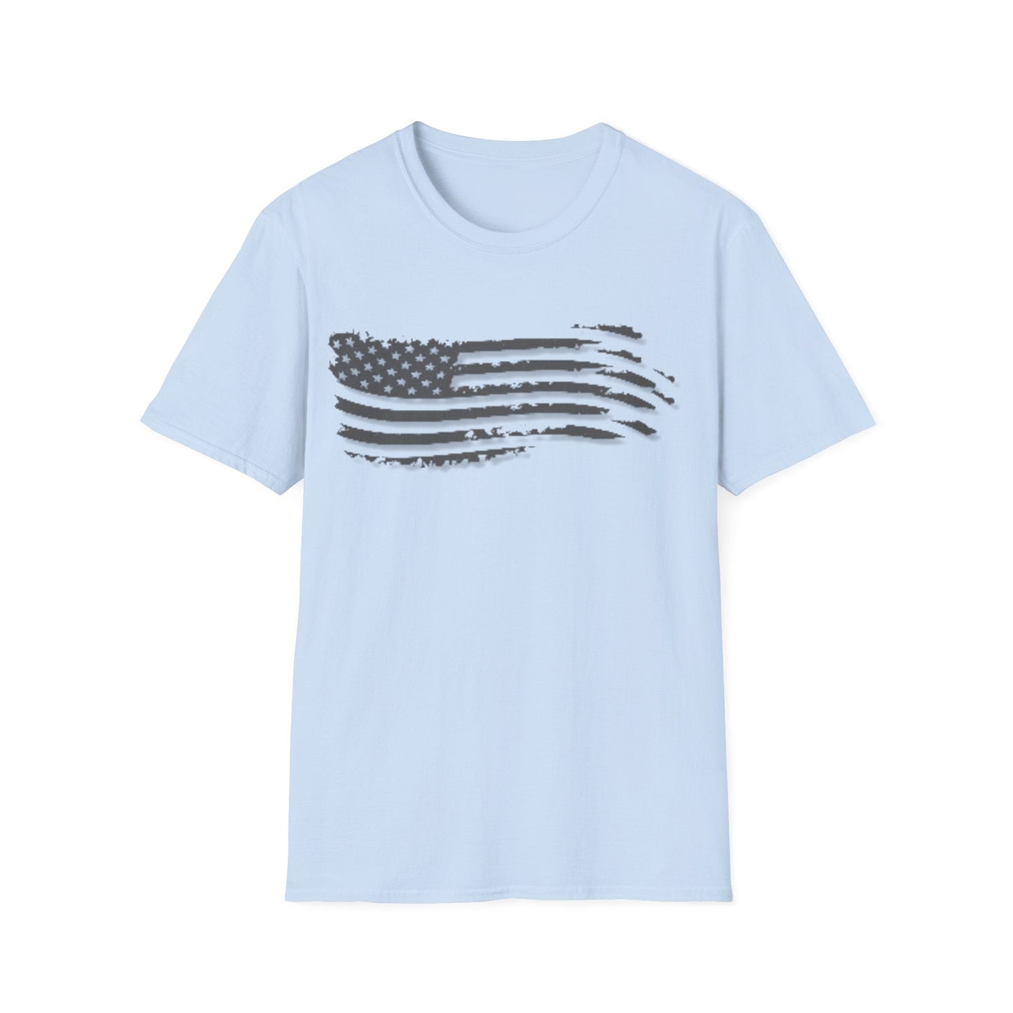 Grayed US Flag Shirt, USA Flag Shirt, American Flag Shirt, American Pride Shirt, Patriot Shirt, Gift for Veterans - Mighty Lifestyle
