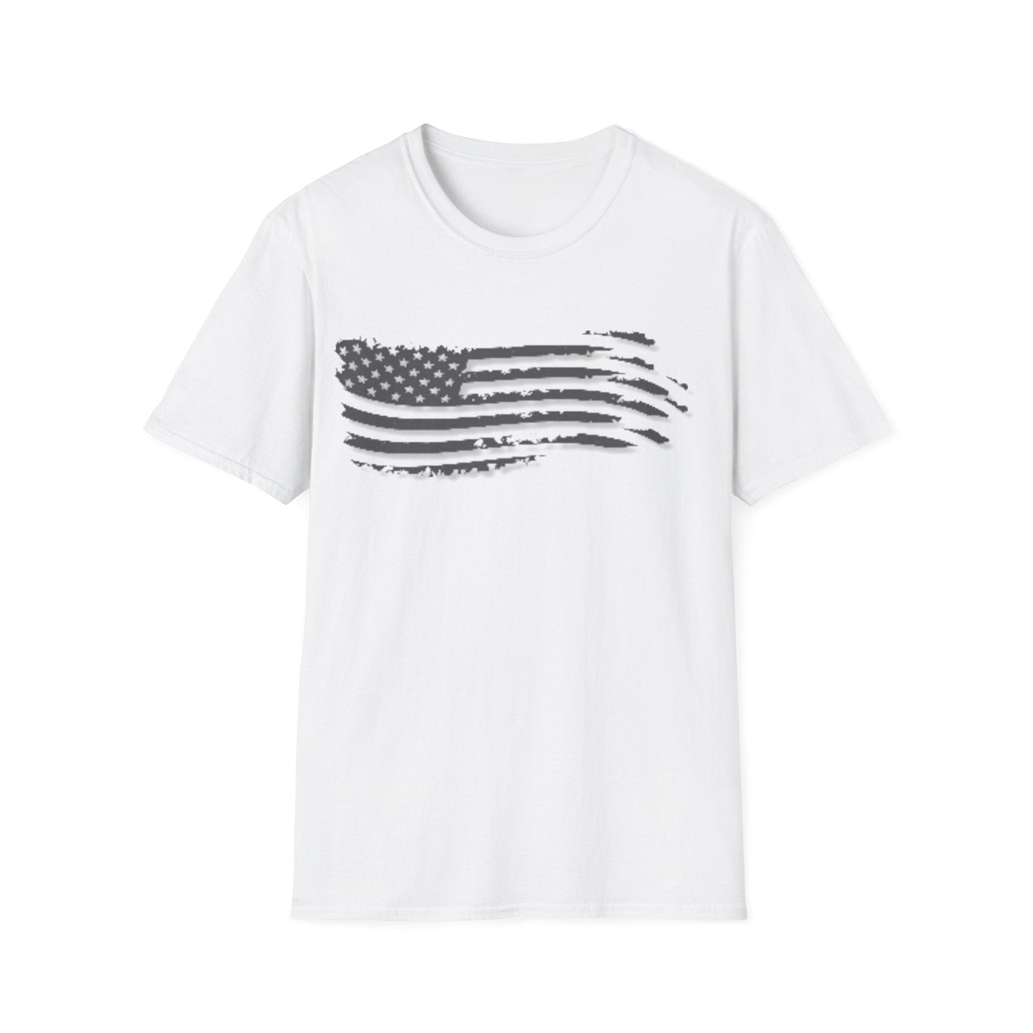 Grayed US Flag Shirt, USA Flag Shirt, American Flag Shirt, American Pride Shirt, Patriot Shirt, Gift for Veterans - Mighty Lifestyle