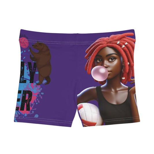 Grizzly Baller Bubble Shorts, Cute Shorts, Comfortable Shorts, Undershorts Tights, Volleyball Tights, Sports Tights, Women's Shorts - Mighty Lifestyle