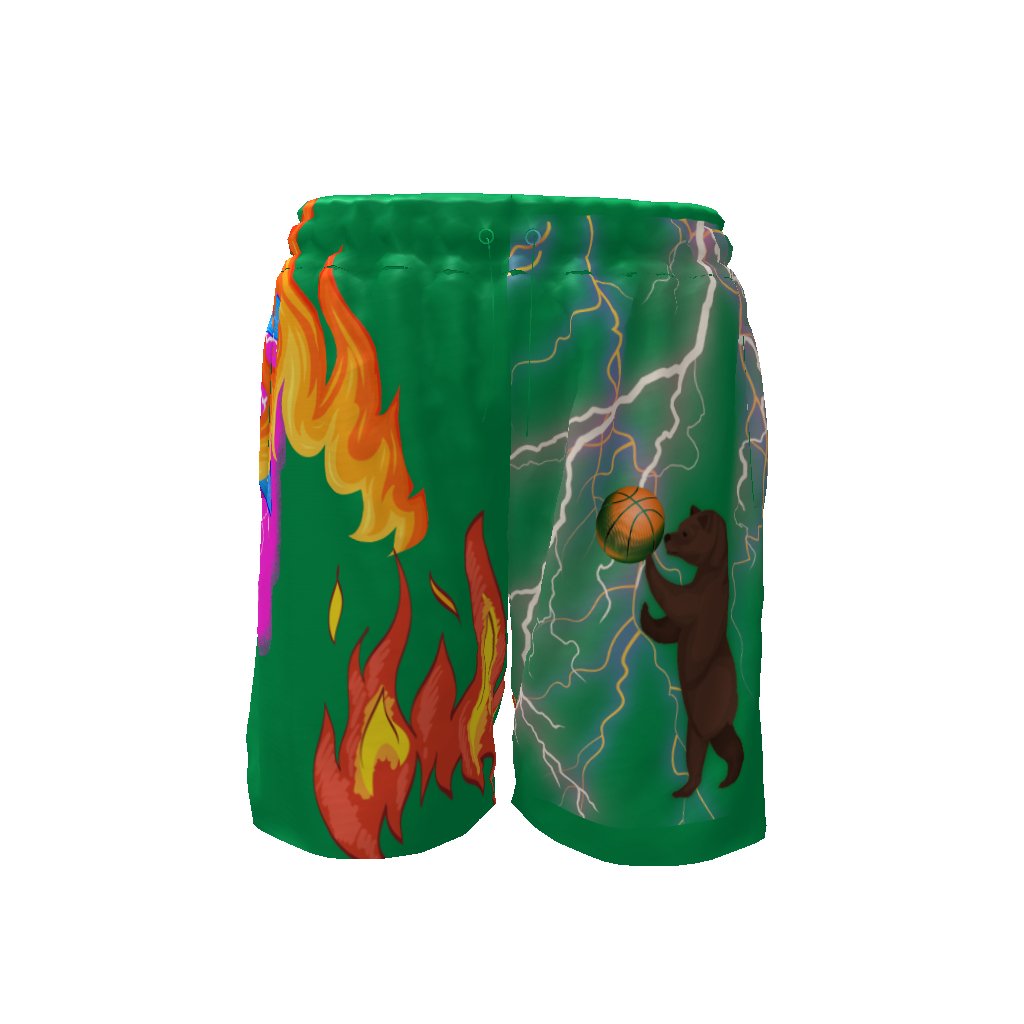Grizzly Baller Sports Athletic Basketball Shorts Men's Basketball Shorts Fast Drying Mighty Lifestyle Basketball - Mighty Lifestyle