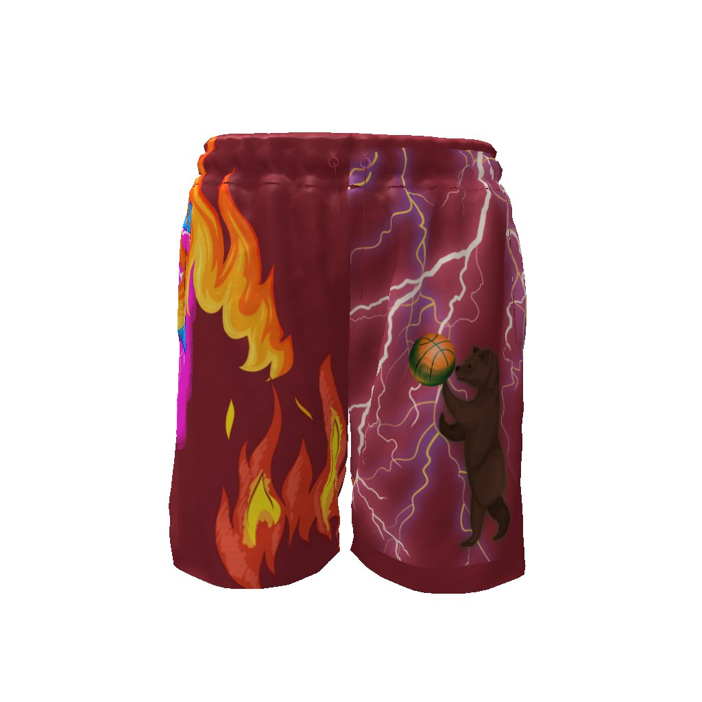 Grizzly Baller Sports Athletic Basketball Shorts Men's Basketball Shorts Fast Drying Mighty Lifestyle Basketball - Mighty Lifestyle