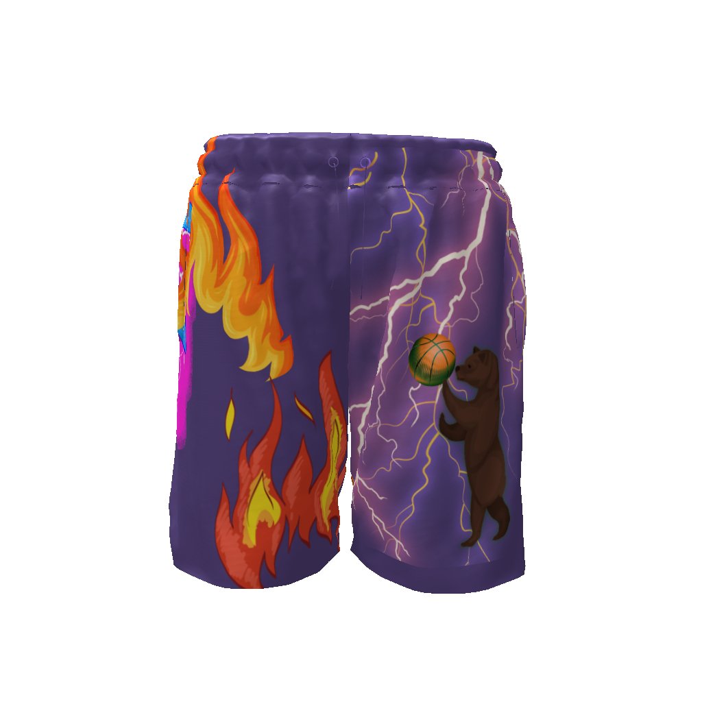 Grizzly Baller Sports Athletic Basketball Shorts Men's Basketball Shorts Fast Drying Mighty Lifestyle Basketball - Mighty Lifestyle
