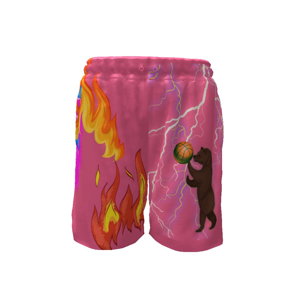 Grizzly Baller Sports Athletic Basketball Shorts Men's Basketball Shorts Fast Drying Mighty Lifestyle Basketball - Mighty Lifestyle