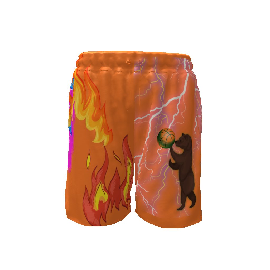 Grizzly Baller Sports Athletic Basketball Shorts Men's Basketball Shorts Fast Drying Mighty Lifestyle Basketball - Mighty Lifestyle
