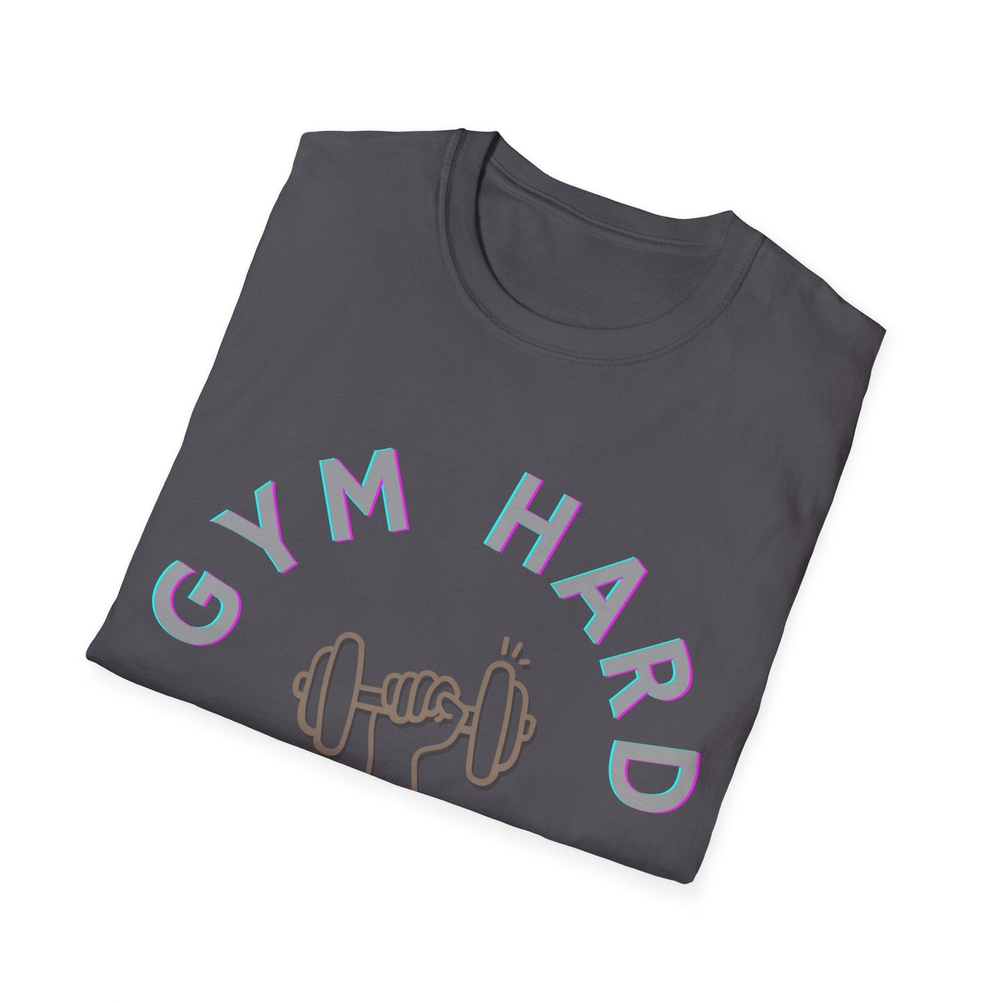 Gym Hard, Shirt for Gym Lover, Gift for Athlete, Gym Rat, Crossfit Shirt, Workout Partner Shirt - Mighty Lifestyle