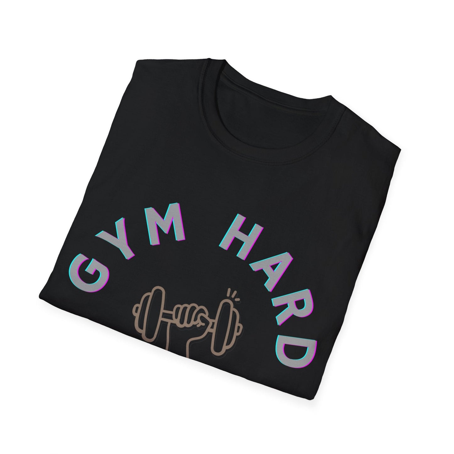 Gym Hard, Shirt for Gym Lover, Gift for Athlete, Gym Rat, Crossfit Shirt, Workout Partner Shirt - Mighty Lifestyle