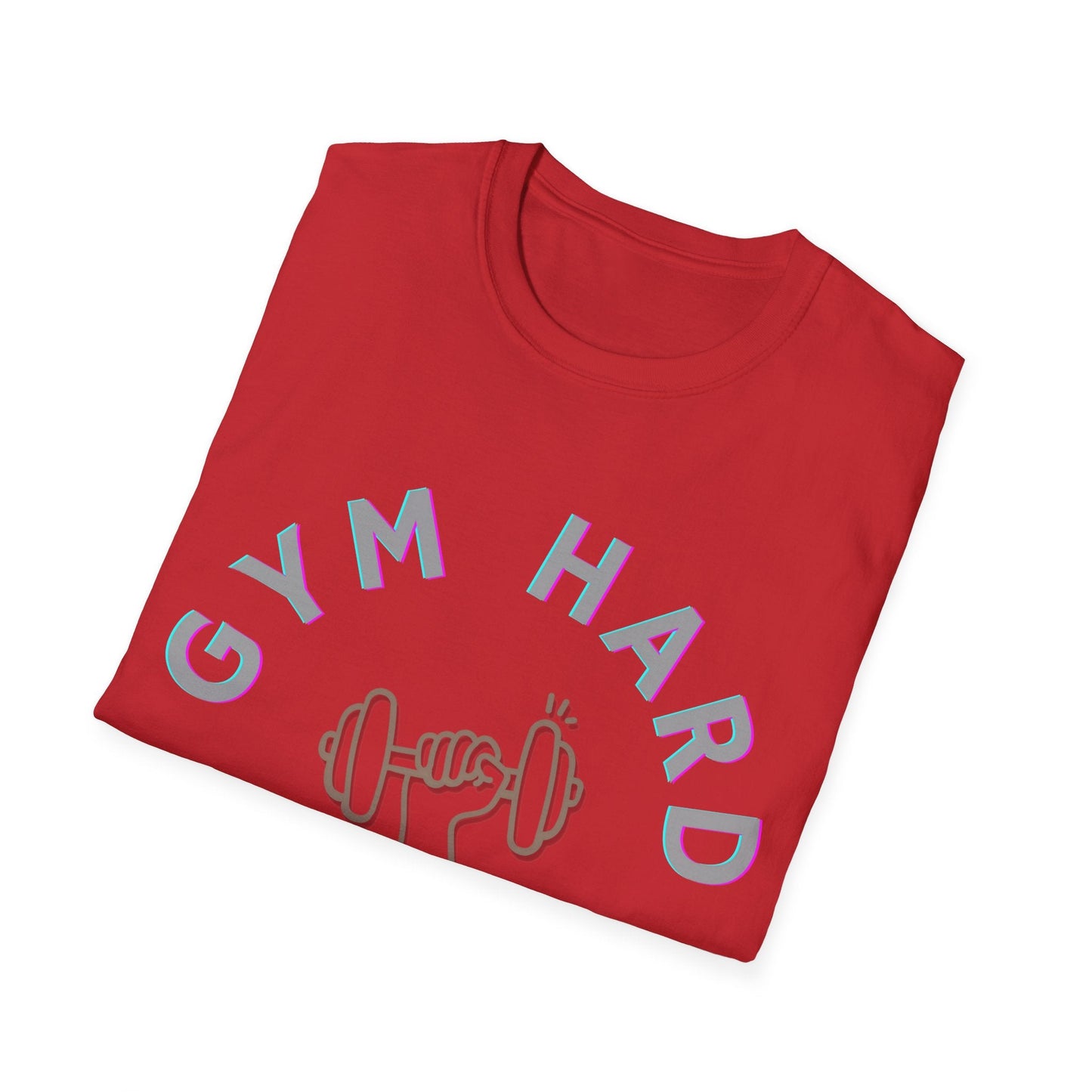 Gym Hard, Shirt for Gym Lover, Gift for Athlete, Gym Rat, Crossfit Shirt, Workout Partner Shirt - Mighty Lifestyle
