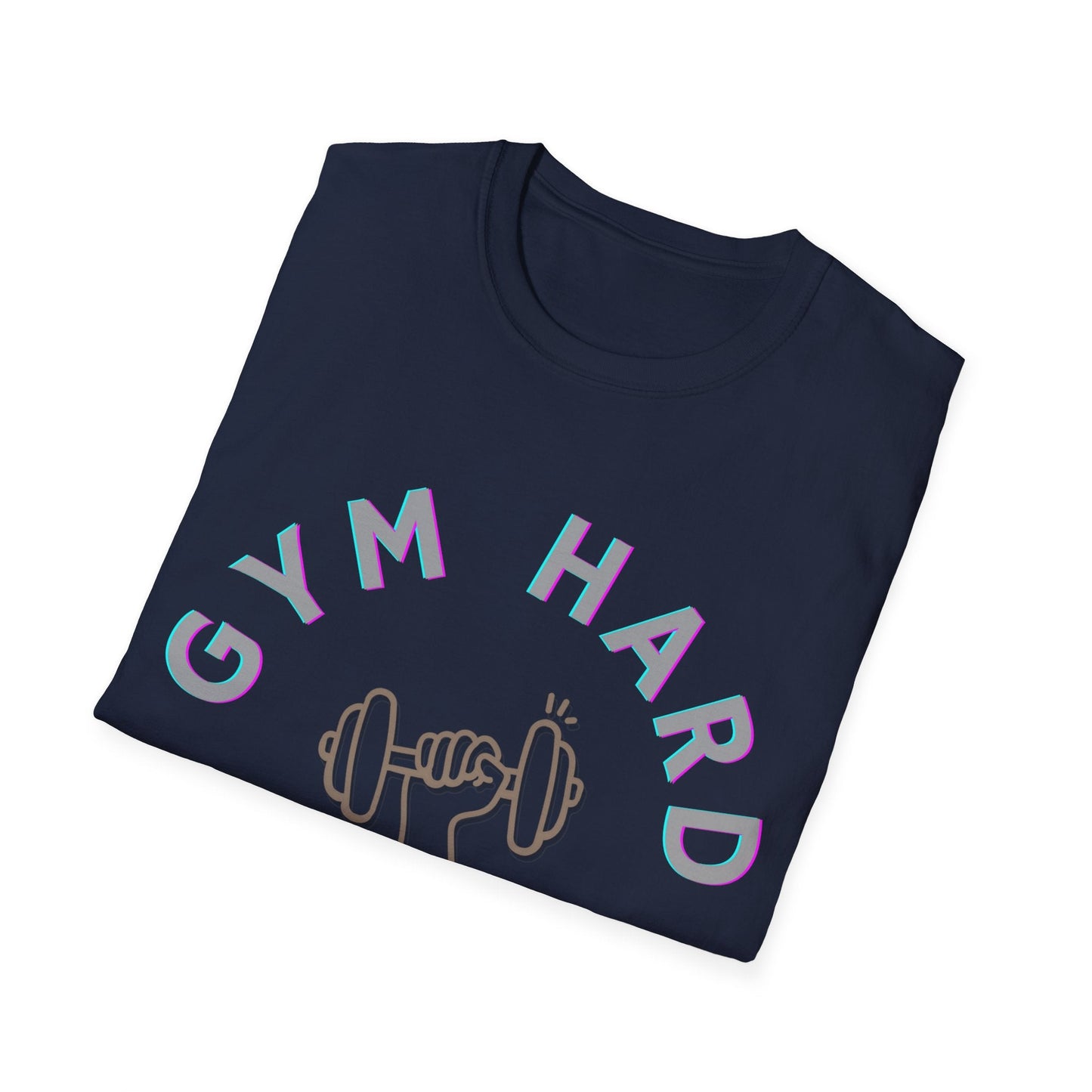 Gym Hard, Shirt for Gym Lover, Gift for Athlete, Gym Rat, Crossfit Shirt, Workout Partner Shirt - Mighty Lifestyle