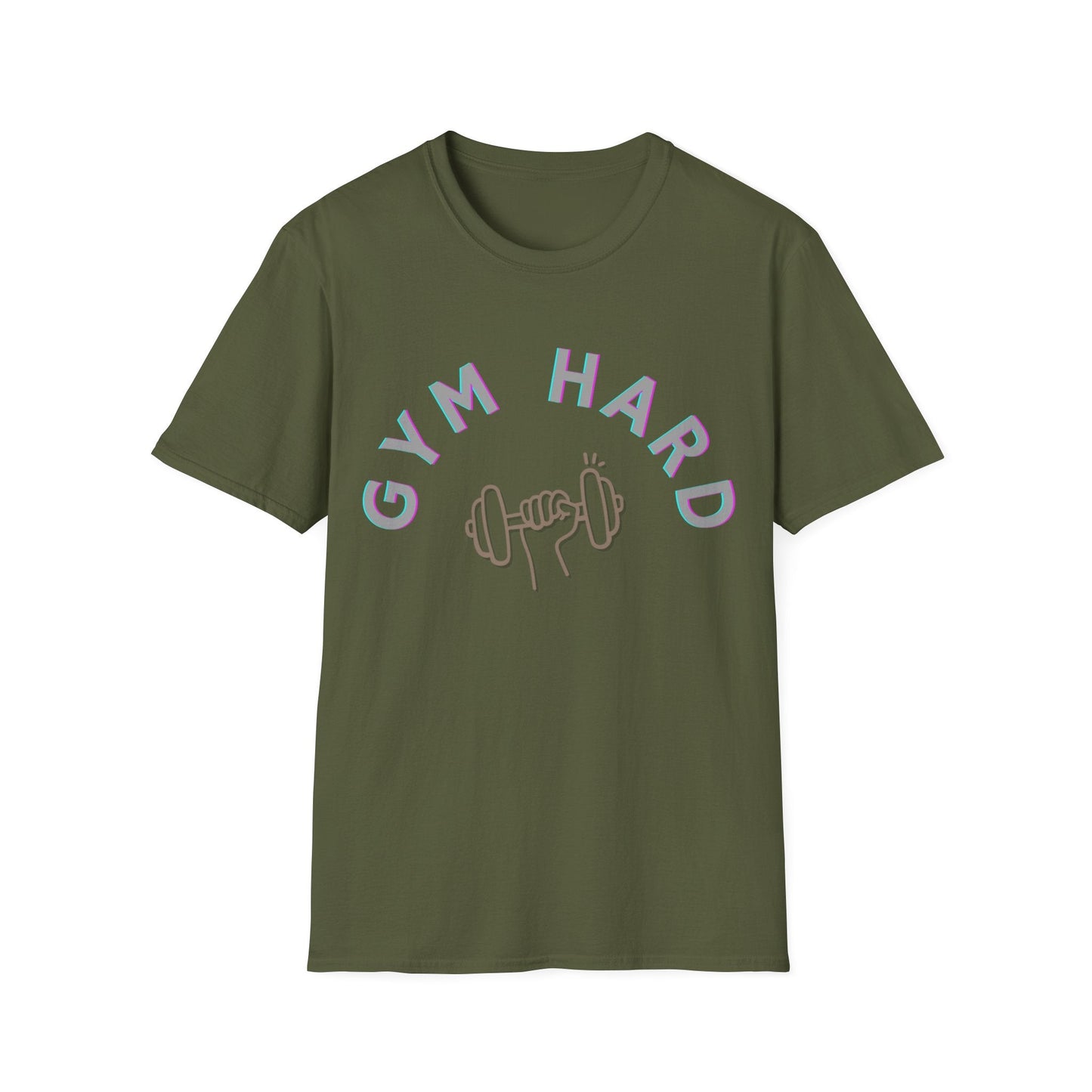 Gym Hard, Shirt for Gym Lover, Gift for Athlete, Gym Rat, Crossfit Shirt, Workout Partner Shirt - Mighty Lifestyle