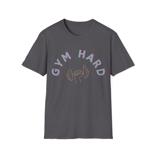 Gym Hard, Shirt for Gym Lover, Gift for Athlete, Gym Rat, Crossfit Shirt, Workout Partner Shirt - Mighty Lifestyle