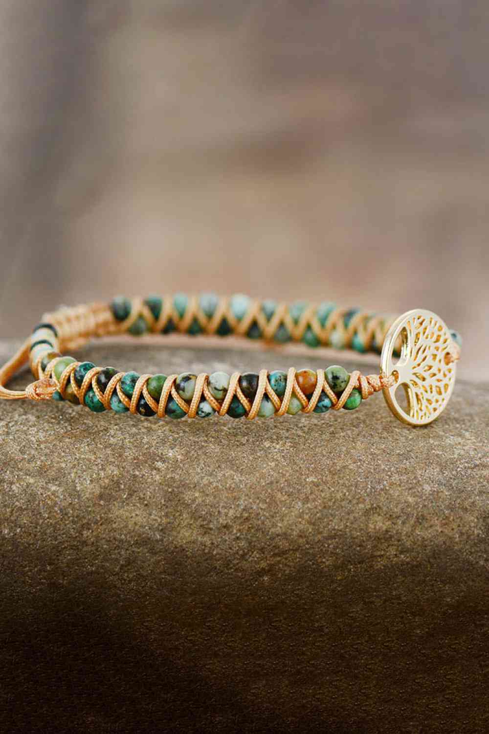 Handmade Tree Shape Beaded Copper Bracelet - Mighty Lifestyle