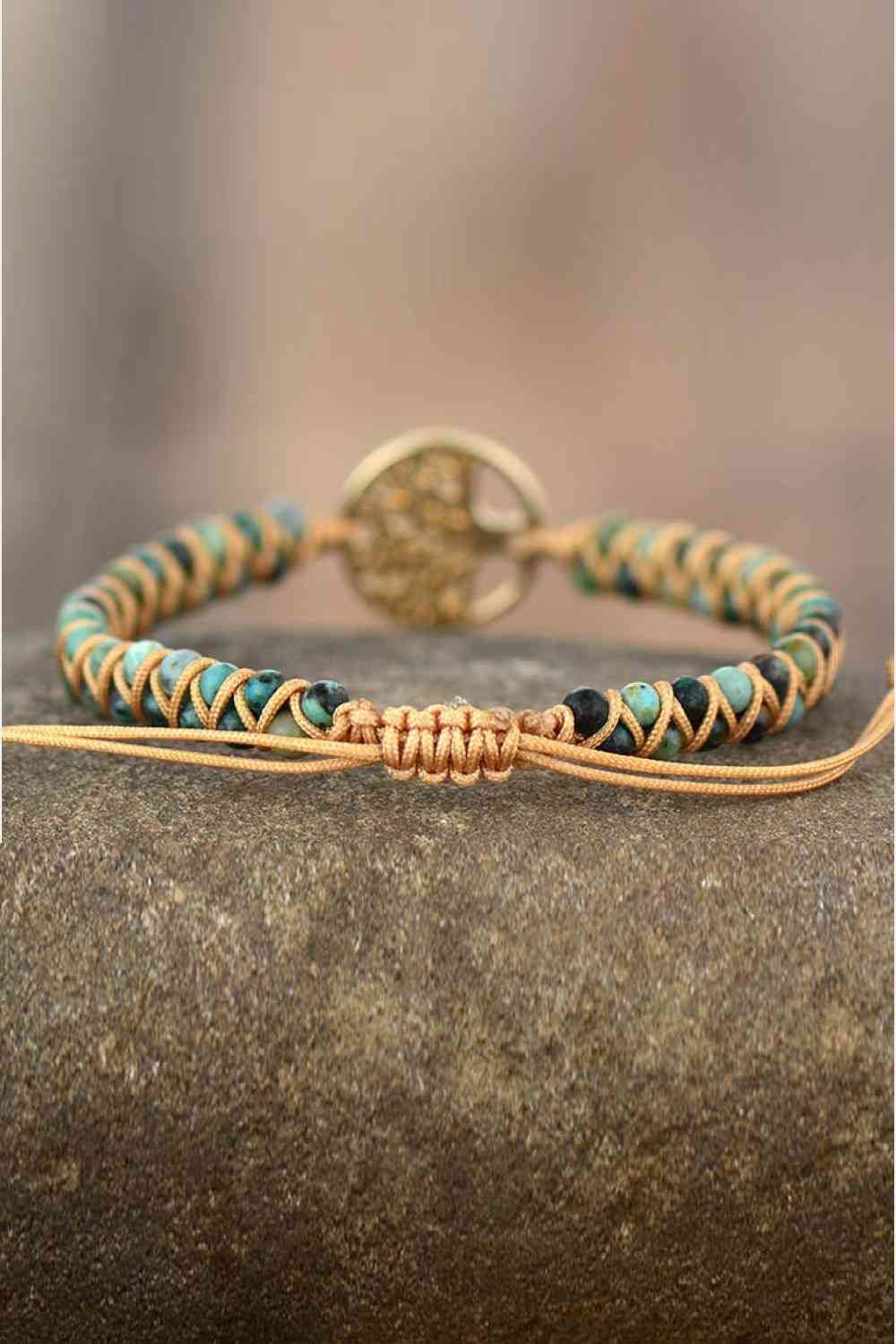 Handmade Tree Shape Beaded Copper Bracelet - Mighty Lifestyle