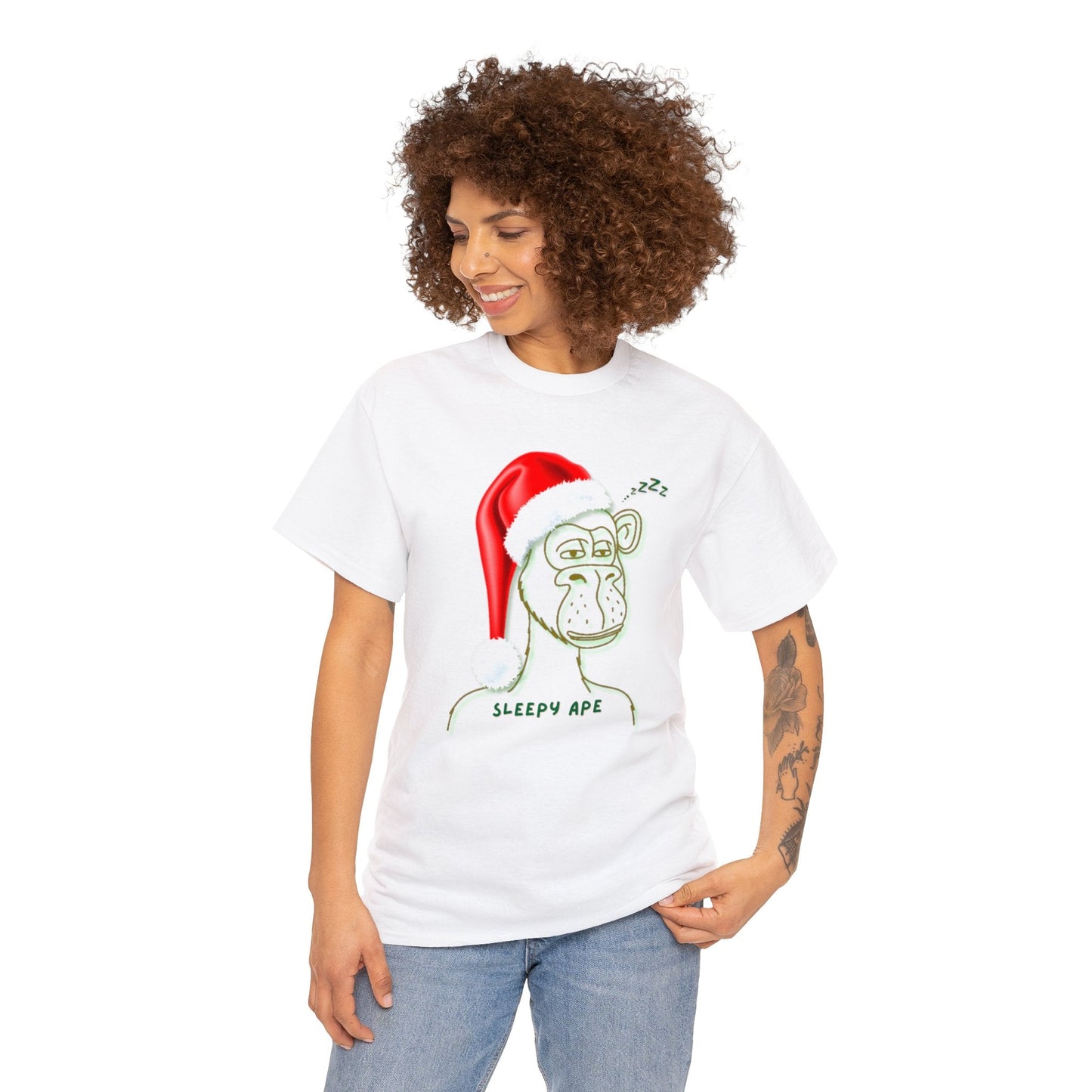 Holiday Sleep Ape | Ugly Christmas Shirt | Holiday Shirt | Unisex | Funny Christmas Shirt - Mighty Lifestyle