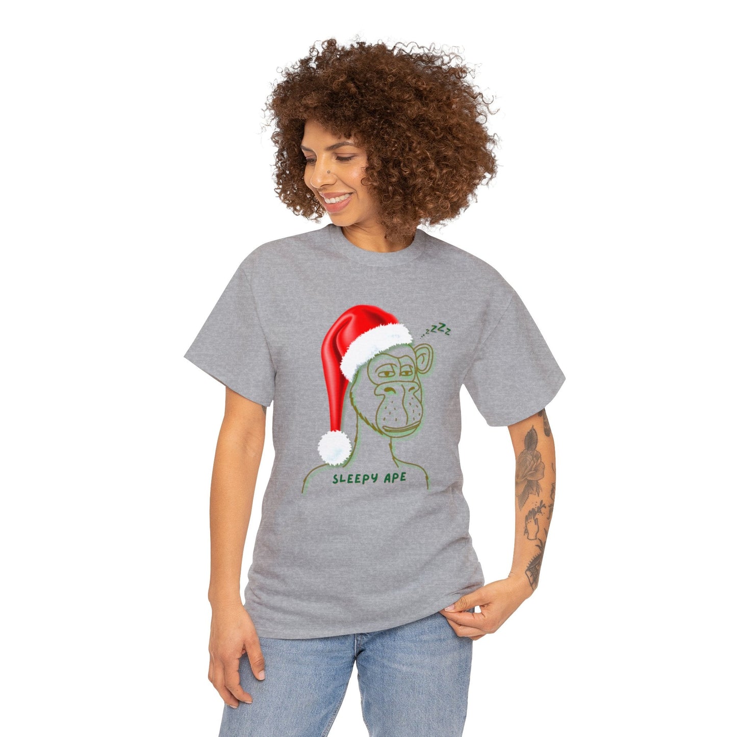 Holiday Sleep Ape | Ugly Christmas Shirt | Holiday Shirt | Unisex | Funny Christmas Shirt - Mighty Lifestyle