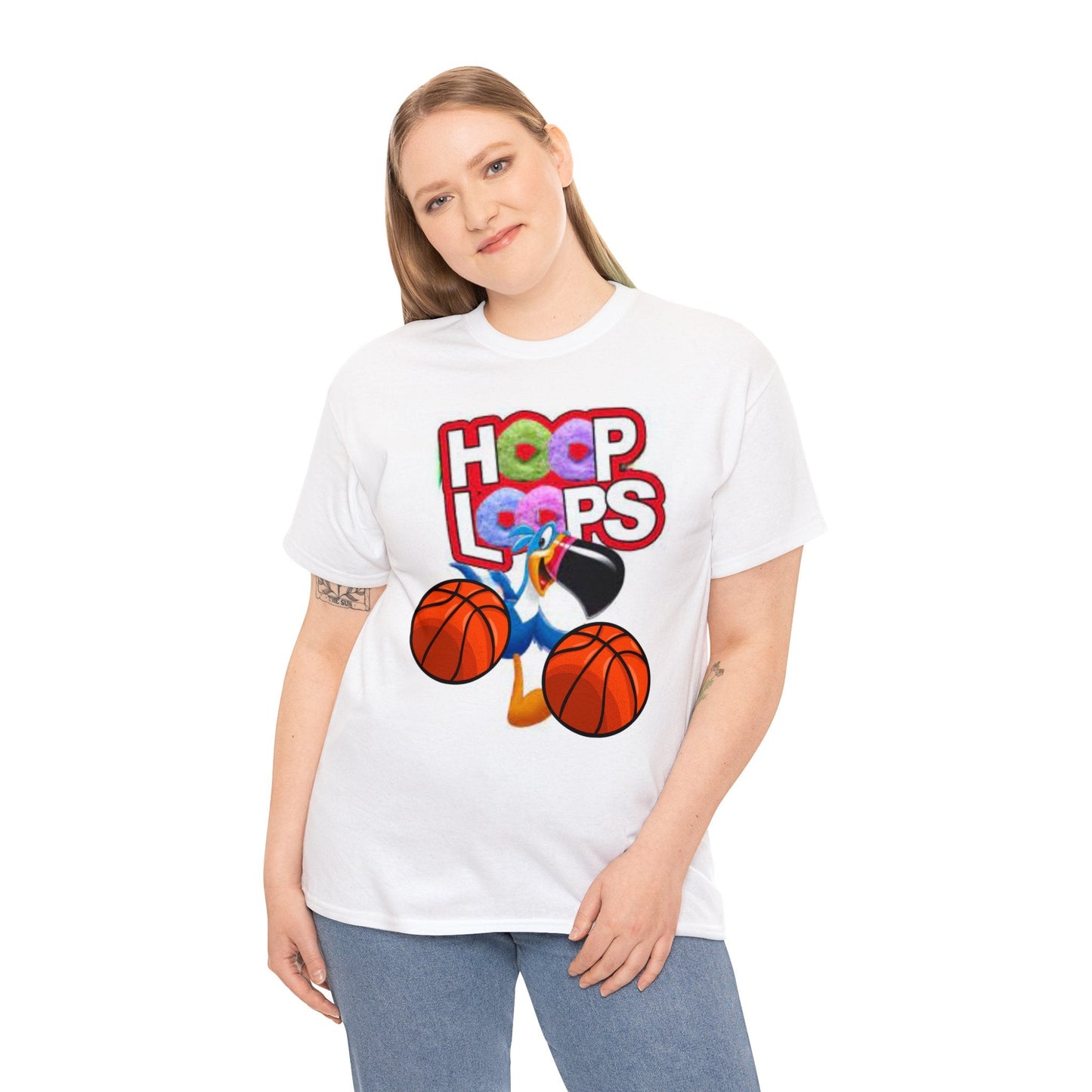Hooping Shirt, Hoop it up, it up, Loop, Hoops Loops Shirt, Shirt for Basketball - Mighty Lifestyle