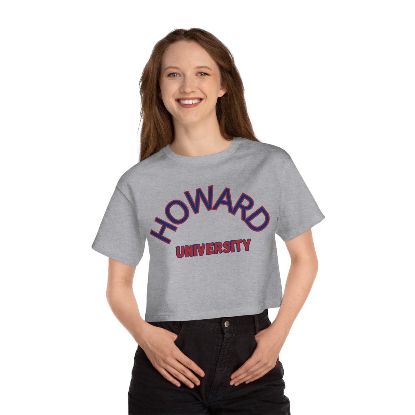 Howard University, Howard HBCU, H, Howard Homecoming, Howard Football, Black Greek, Champion Women's Heritage Cropped T-Shirt - Mighty Lifestyle