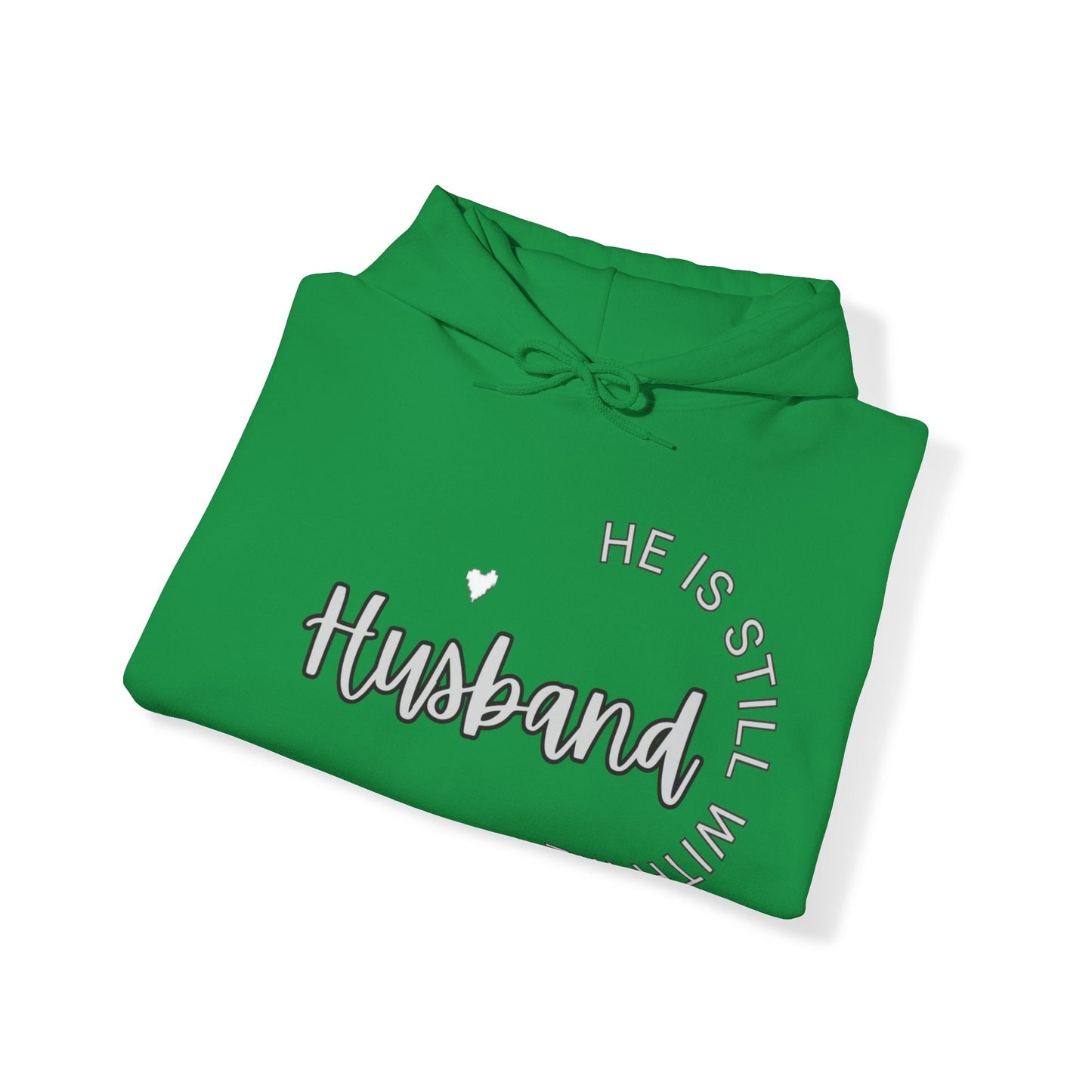 Husband He is Still with Me, Memorial, RIP, Now an Angel, Gone but not forgotten Hoodie, Unisex Heavy Blend™ Hooded Sweatshirt - Mighty Lifestyle