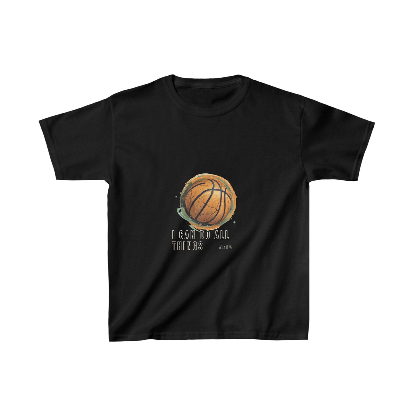 I Can Do All Things | Youth Kids Basketball Shirt | Sports Shirt Basketball Shirt | Casual or Sports Shirt for Kids - Mighty Lifestyle