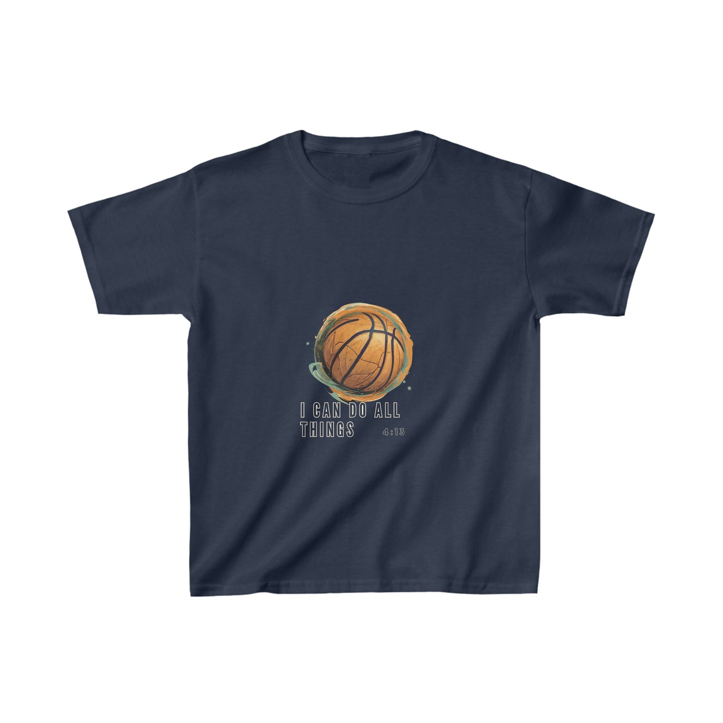 I Can Do All Things | Youth Kids Basketball Shirt | Sports Shirt Basketball Shirt | Casual or Sports Shirt for Kids - Mighty Lifestyle