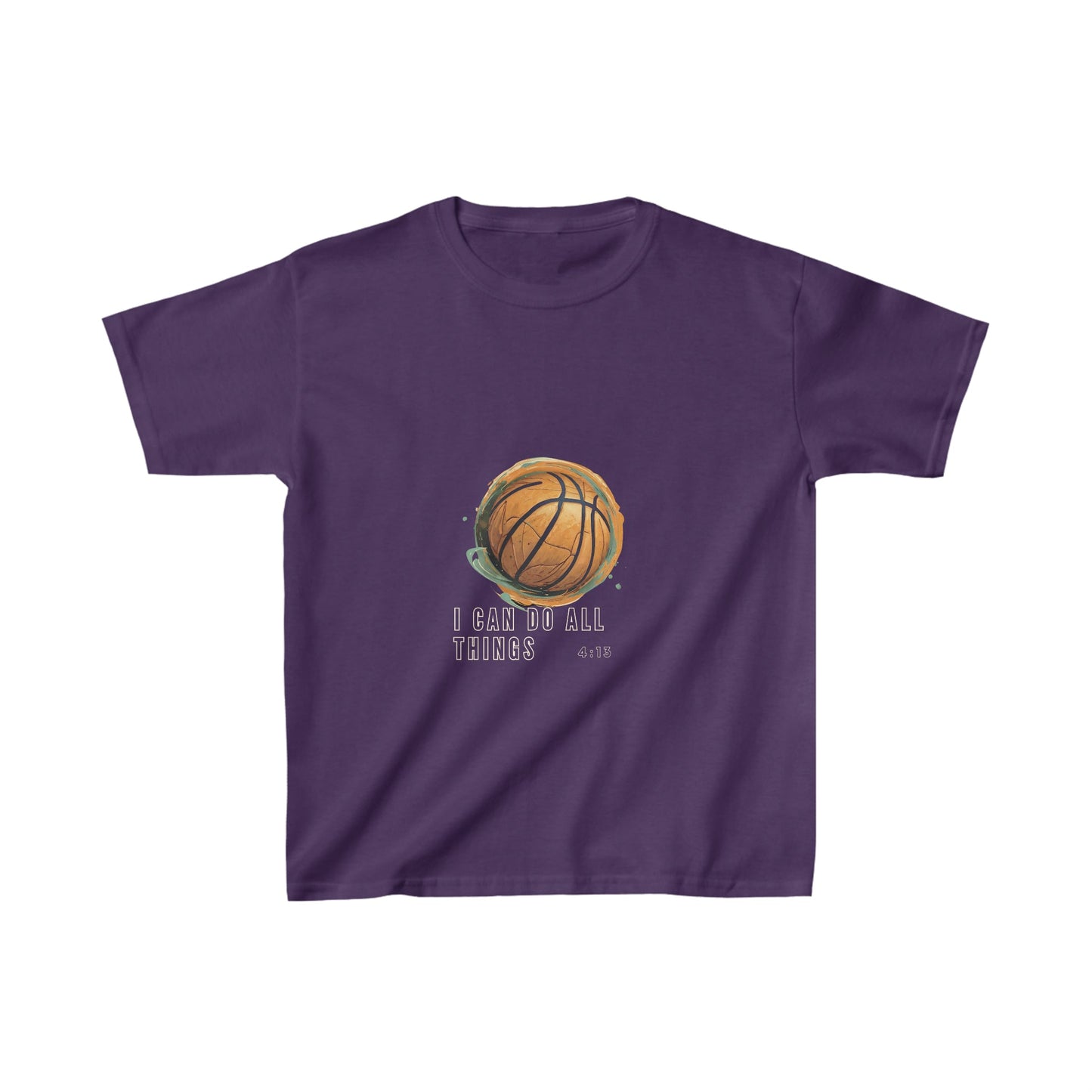 I Can Do All Things | Youth Kids Basketball Shirt | Sports Shirt Basketball Shirt | Casual or Sports Shirt for Kids - Mighty Lifestyle