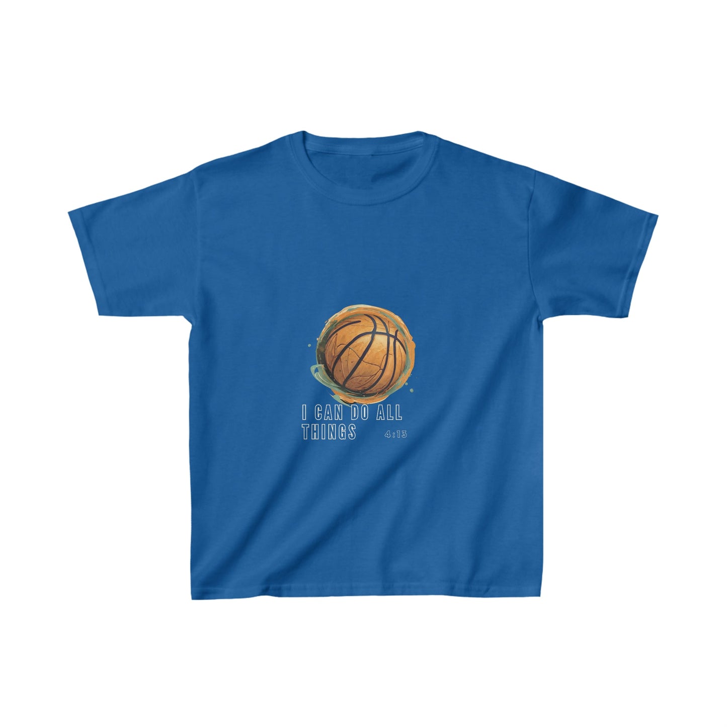I Can Do All Things | Youth Kids Basketball Shirt | Sports Shirt Basketball Shirt | Casual or Sports Shirt for Kids - Mighty Lifestyle