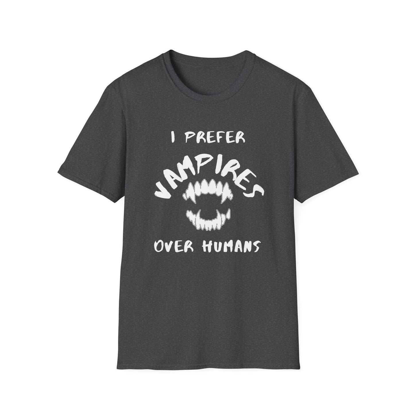 I Prefer Vampires Over Humans, Vampire Shirt, Supernatural Being Shirt, Gift for him man, Gift for her woman, Halloween Shirt - Mighty Lifestyle