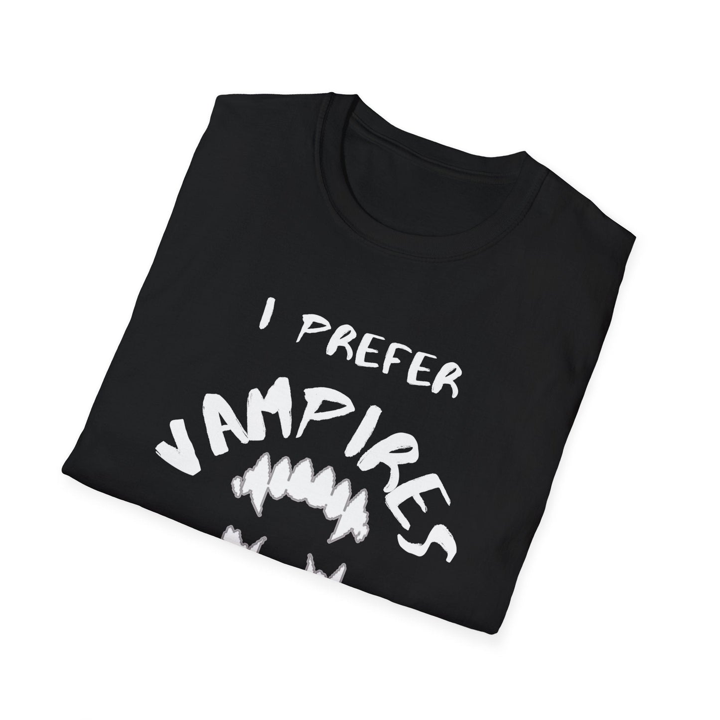 I Prefer Vampires Over Humans, Vampire Shirt, Supernatural Being Shirt, Gift for him man, Gift for her woman, Halloween Shirt - Mighty Lifestyle