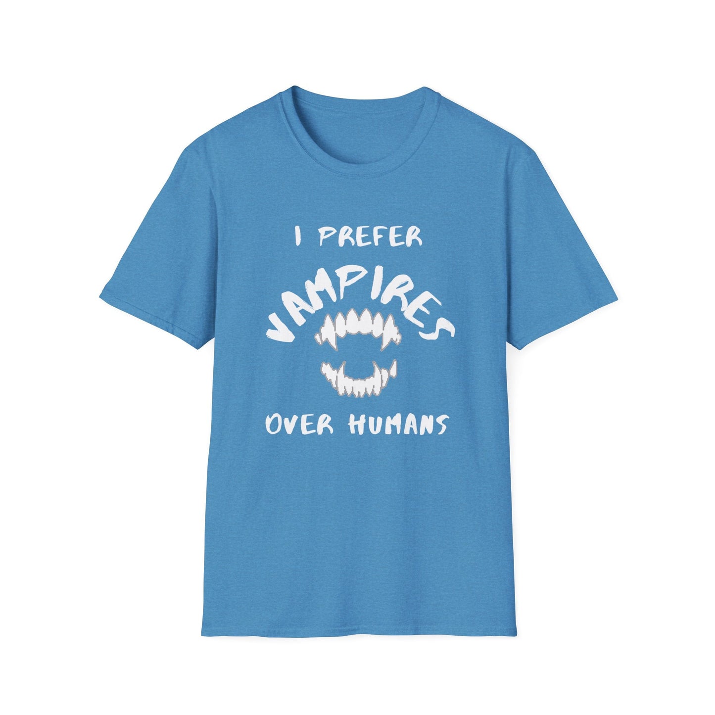 I Prefer Vampires Over Humans, Vampire Shirt, Supernatural Being Shirt, Gift for him man, Gift for her woman, Halloween Shirt - Mighty Lifestyle