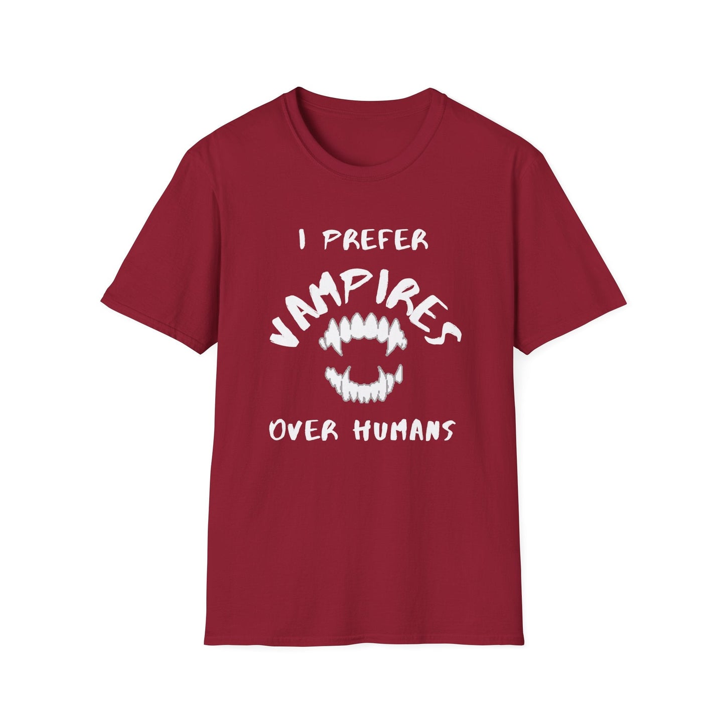 I Prefer Vampires Over Humans, Vampire Shirt, Supernatural Being Shirt, Gift for him man, Gift for her woman, Halloween Shirt - Mighty Lifestyle