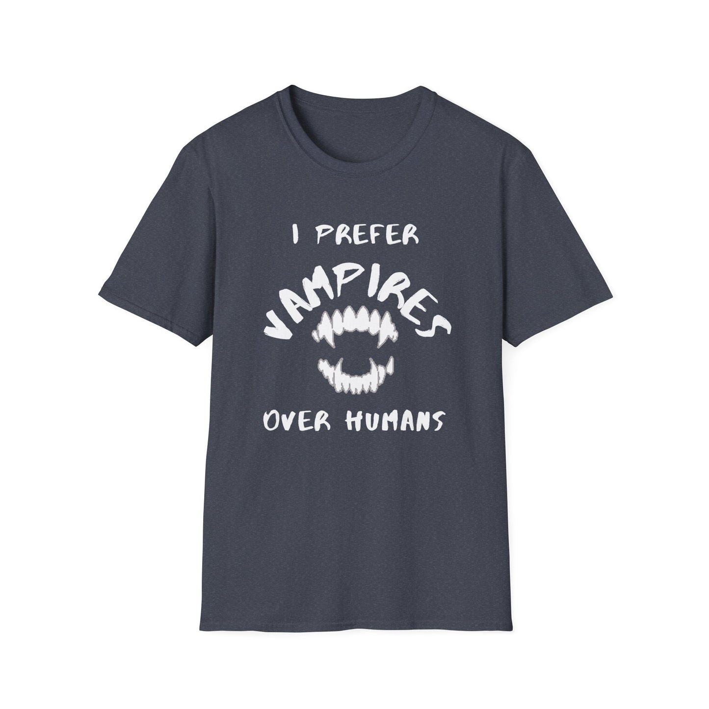 I Prefer Vampires Over Humans, Vampire Shirt, Supernatural Being Shirt, Gift for him man, Gift for her woman, Halloween Shirt - Mighty Lifestyle