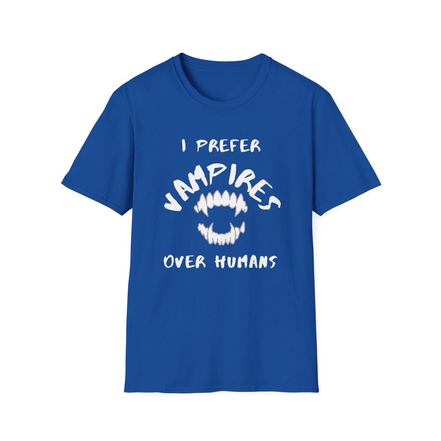 I Prefer Vampires Over Humans, Vampire Shirt, Supernatural Being Shirt, Gift for him man, Gift for her woman, Halloween Shirt - Mighty Lifestyle
