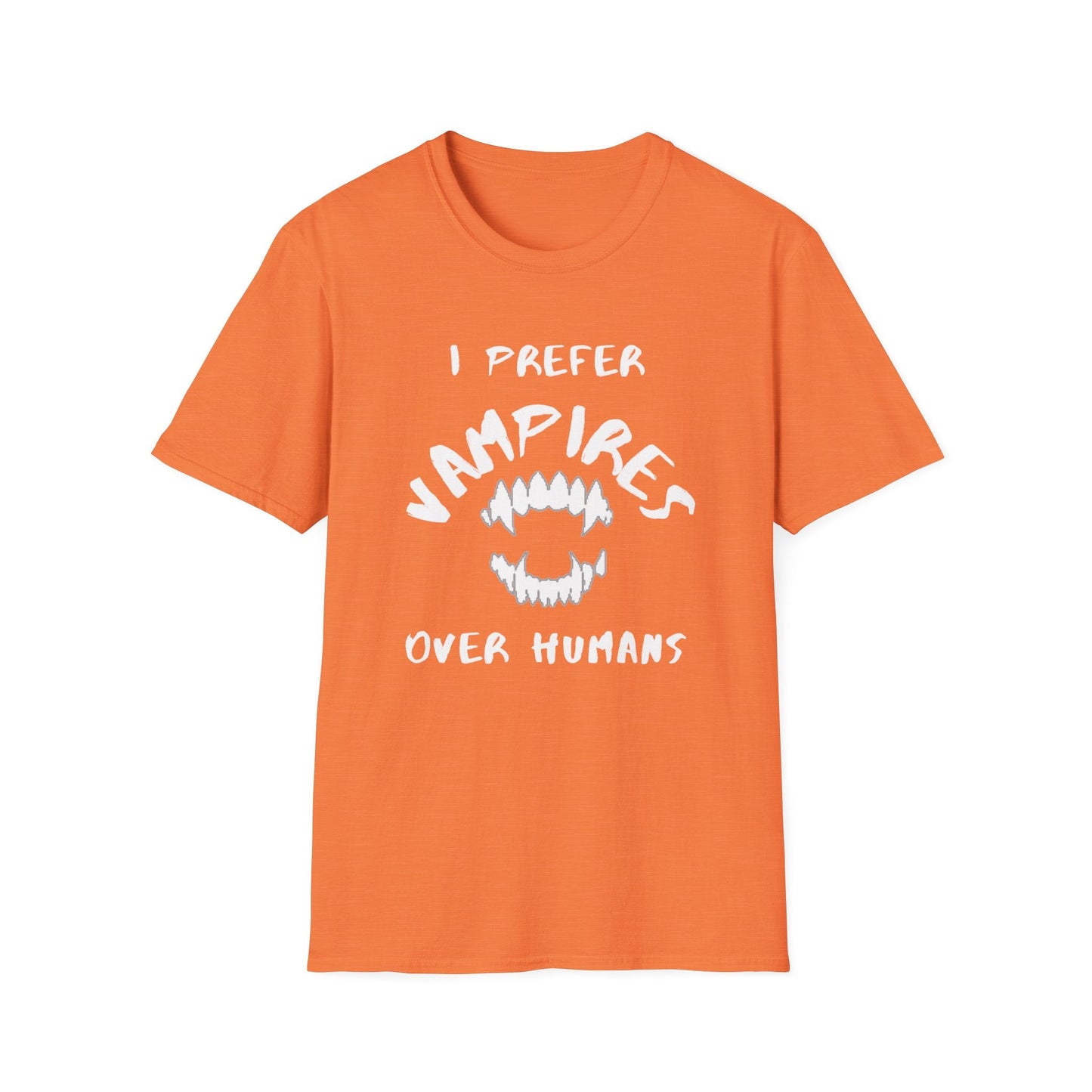 I Prefer Vampires Over Humans, Vampire Shirt, Supernatural Being Shirt, Gift for him man, Gift for her woman, Halloween Shirt - Mighty Lifestyle