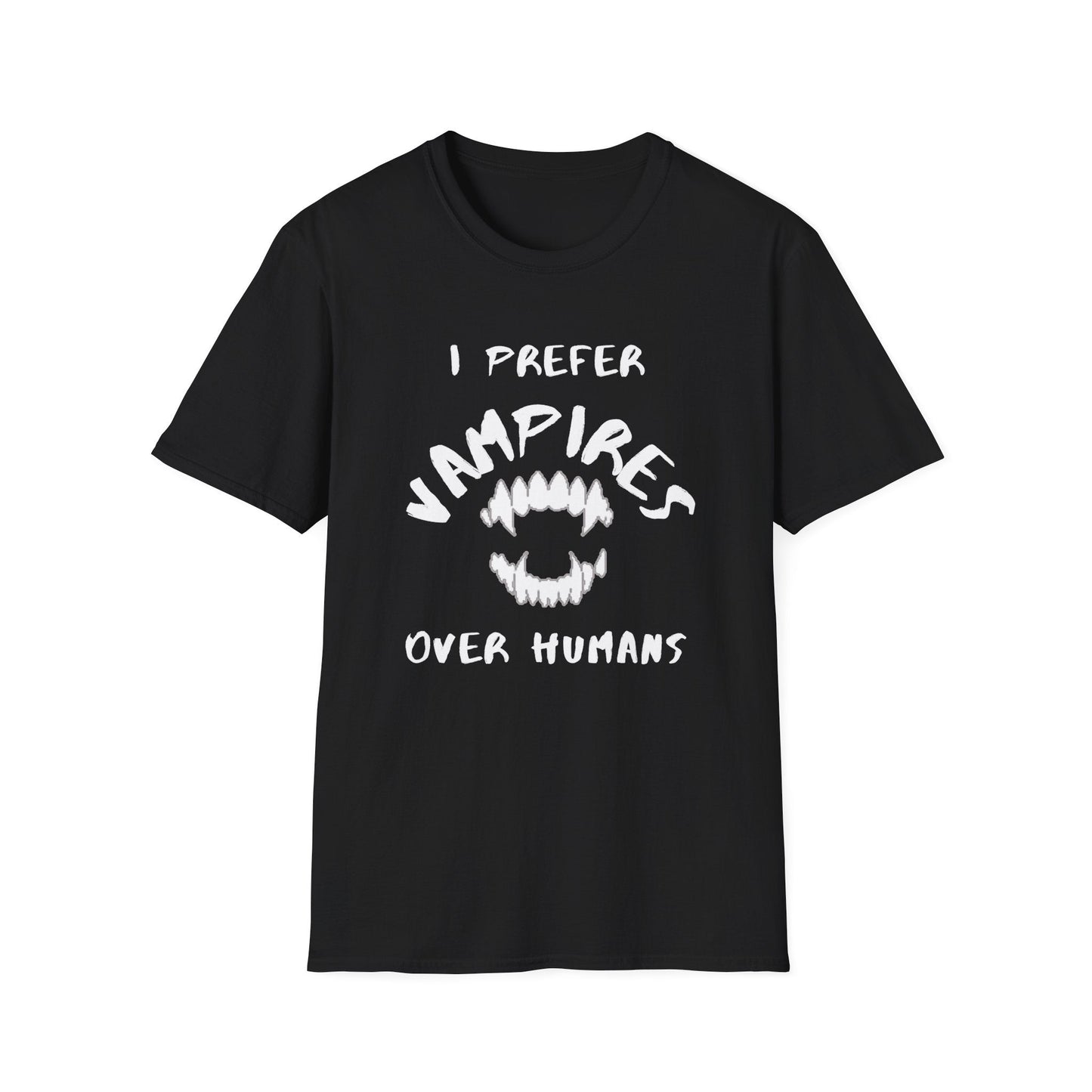 I Prefer Vampires Over Humans, Vampire Shirt, Supernatural Being Shirt, Gift for him man, Gift for her woman, Halloween Shirt - Mighty Lifestyle