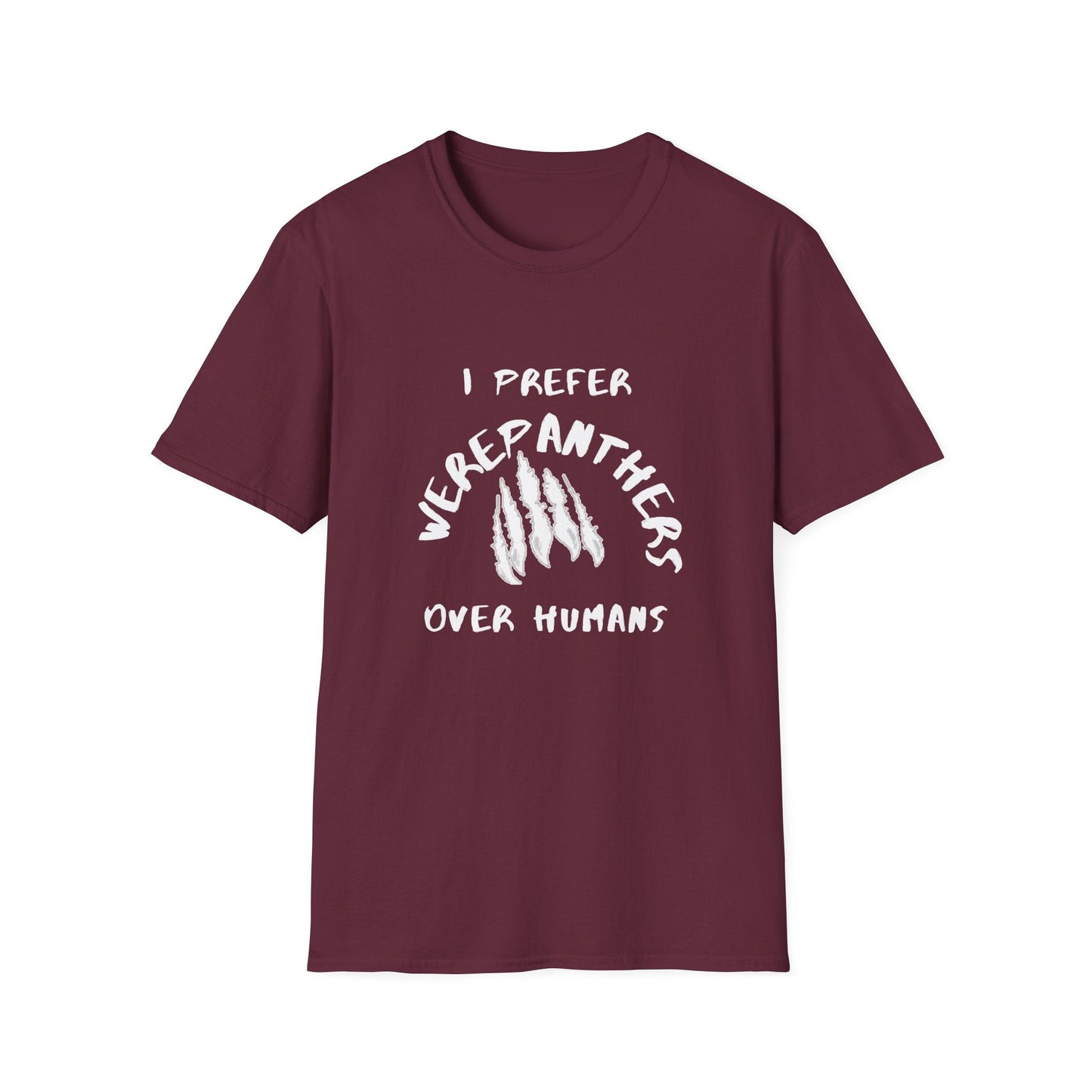 I Prefer WerePanthers Over Humans, WerePanther Shirt, Supernatural Being TShirt, Gift for him man, Gift for her woman - Mighty Lifestyle