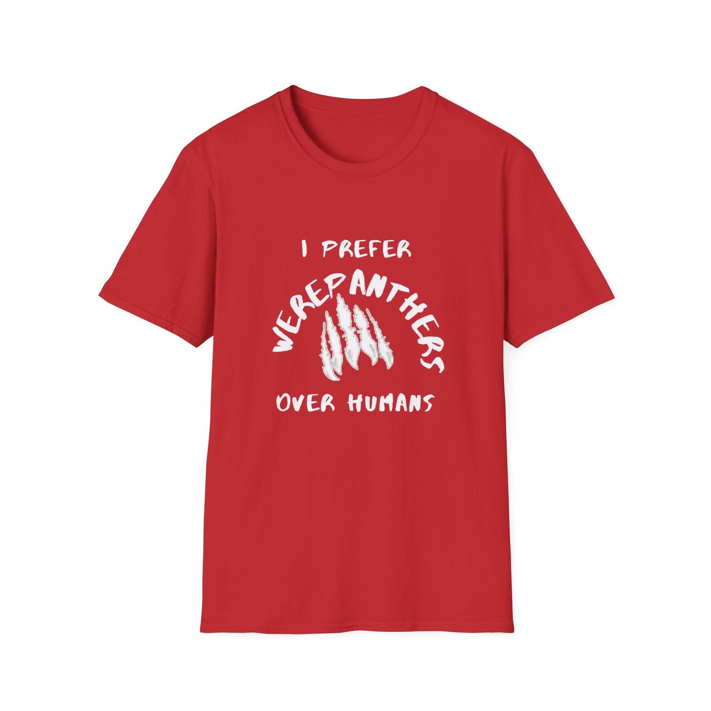 I Prefer WerePanthers Over Humans, WerePanther Shirt, Supernatural Being TShirt, Gift for him man, Gift for her woman - Mighty Lifestyle