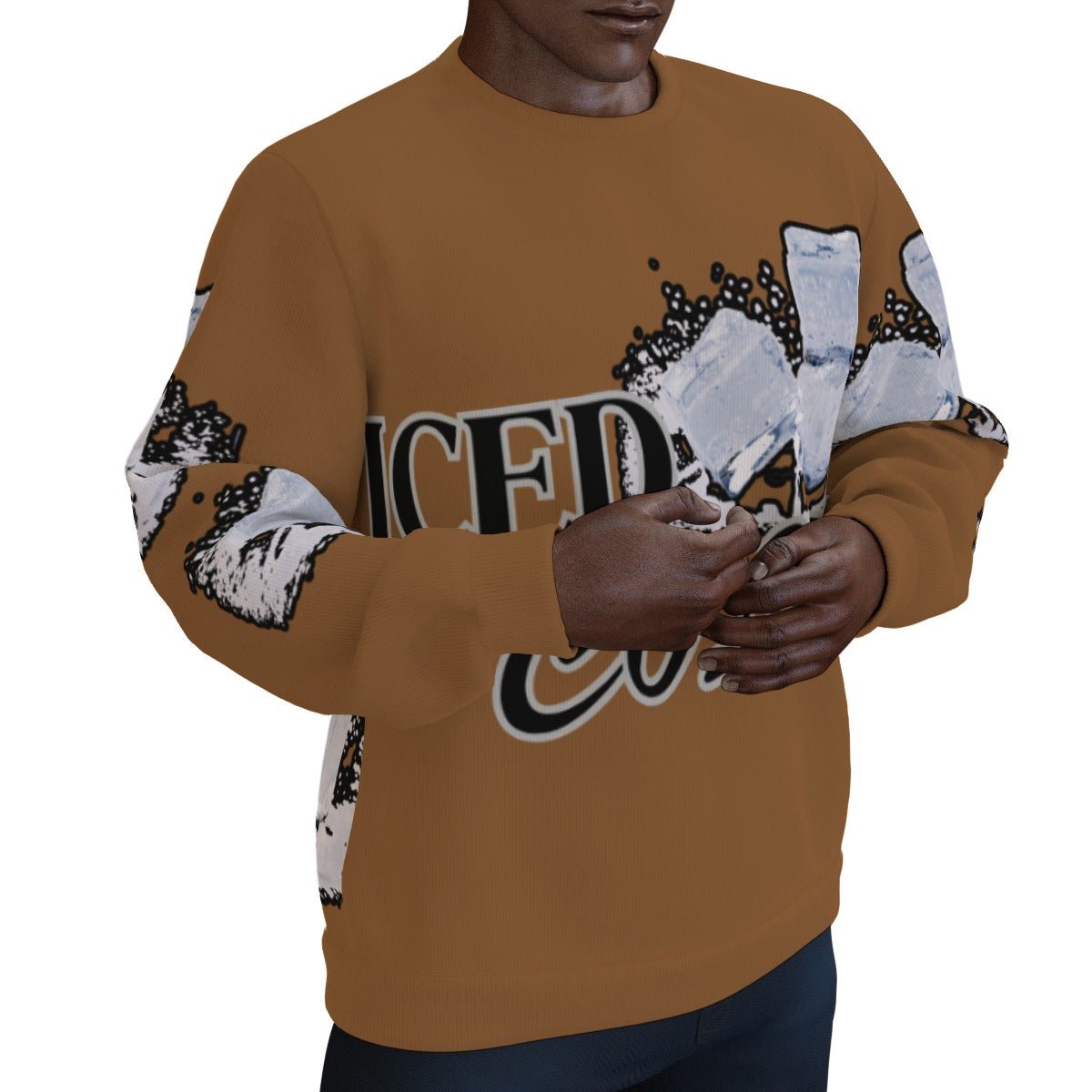 Iced Cold Caramel Men's Thicken Sweater - Mighty Lifestyle