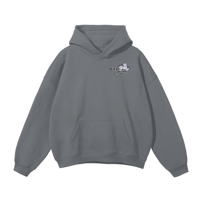 Iced Cold Mighty Lifestyle Streetwear Unisex Oversized Solid Color Fleece Hoodie - Mighty Lifestyle
