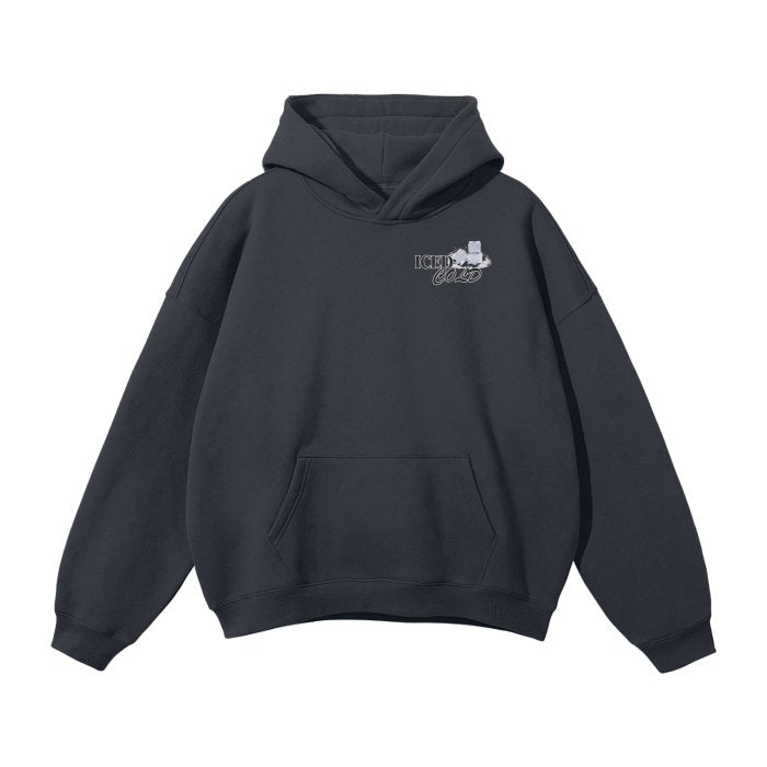 Iced Cold Mighty Lifestyle Streetwear Unisex Oversized Solid Color Fleece Hoodie - Mighty Lifestyle