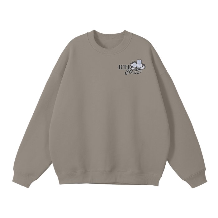 Iced Cold Mighty Lifestyle Streetwear Unisex Solid Color Fleece Pullover - Mighty Lifestyle