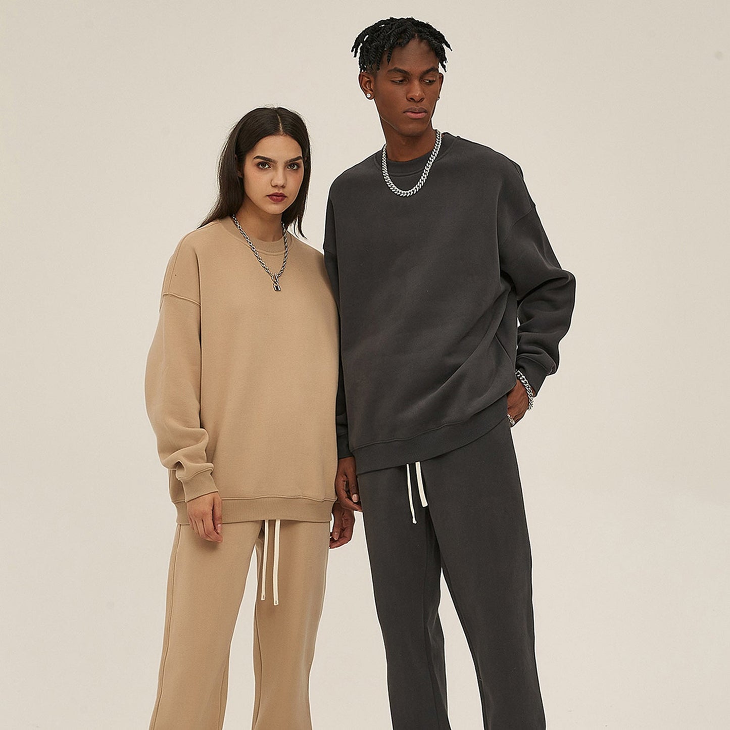 Iced Cold Mighty Lifestyle Streetwear Unisex Solid Color Fleece Pullover - Mighty Lifestyle