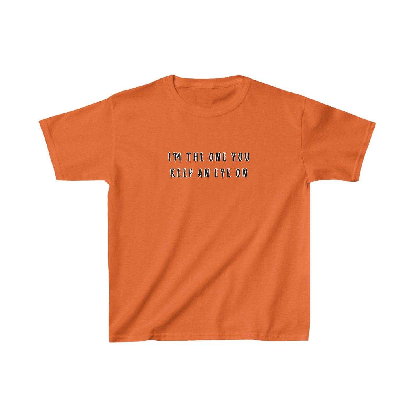 I'm the One You Keep an Eye On | Youth Kids Basketball Shirt | Sports Shirt Basketball Shirt | Casual or Sports Shirt for Kids - Mighty Lifestyle