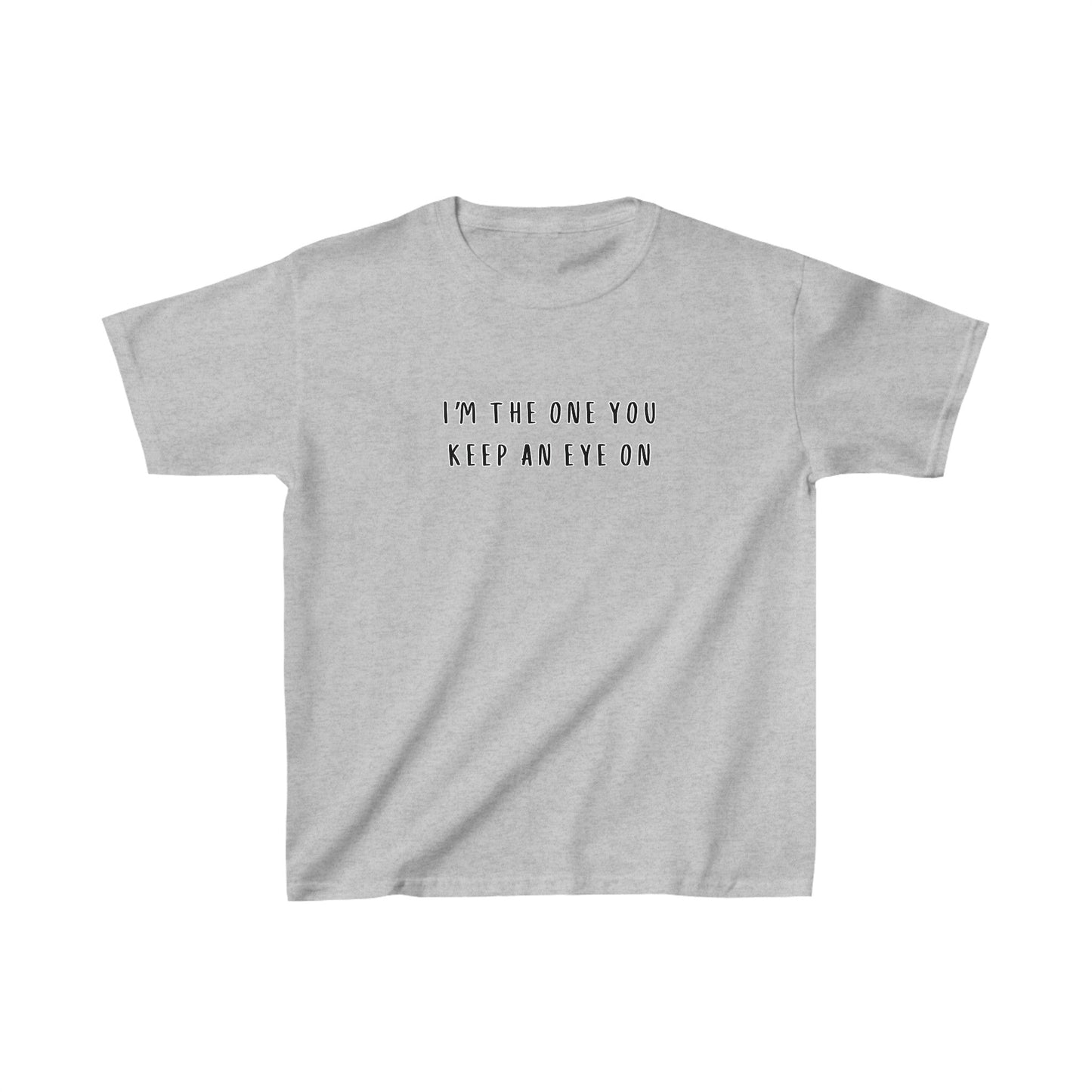 I'm the One You Keep an Eye On | Youth Kids Basketball Shirt | Sports Shirt Basketball Shirt | Casual or Sports Shirt for Kids - Mighty Lifestyle