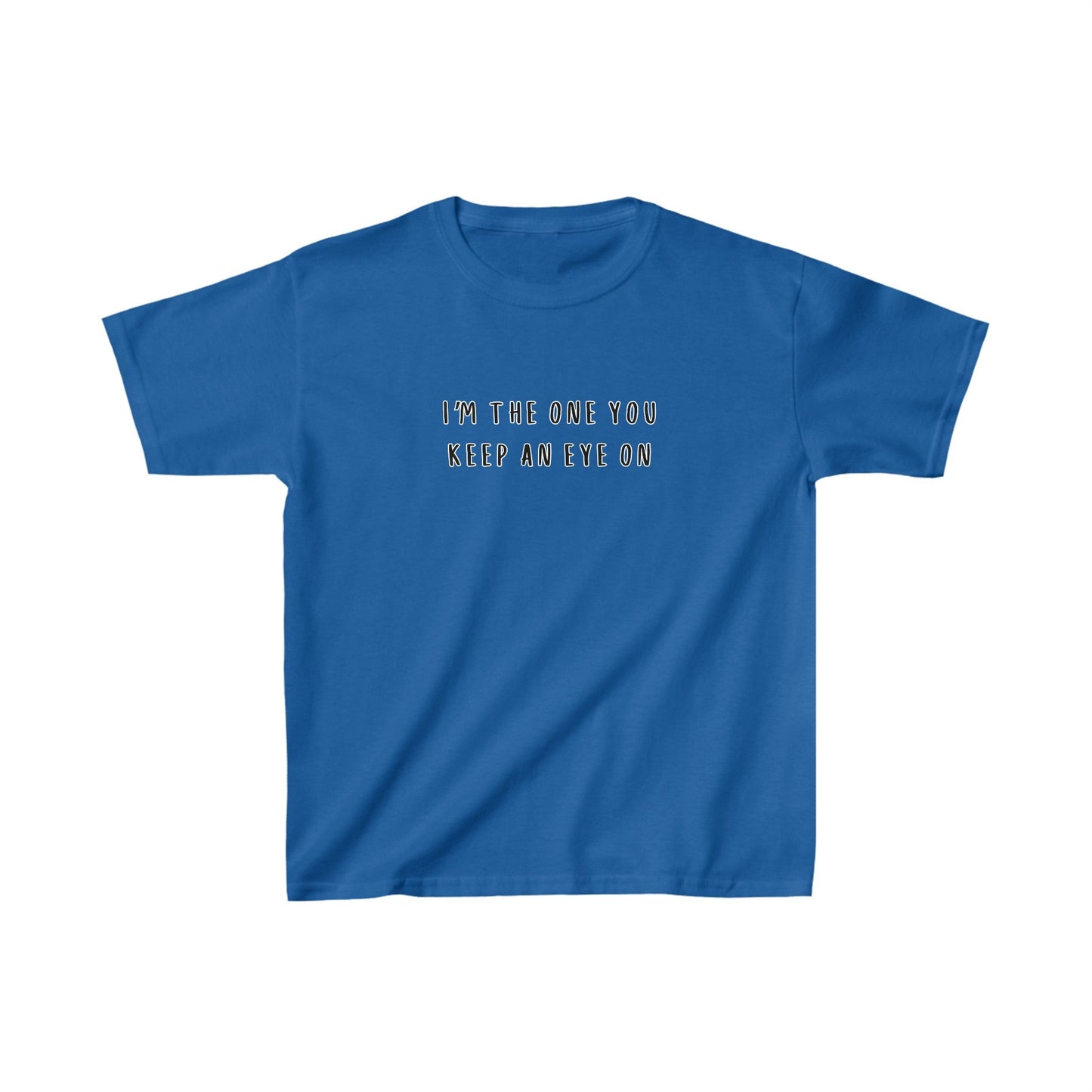 I'm the One You Keep an Eye On | Youth Kids Basketball Shirt | Sports Shirt Basketball Shirt | Casual or Sports Shirt for Kids - Mighty Lifestyle
