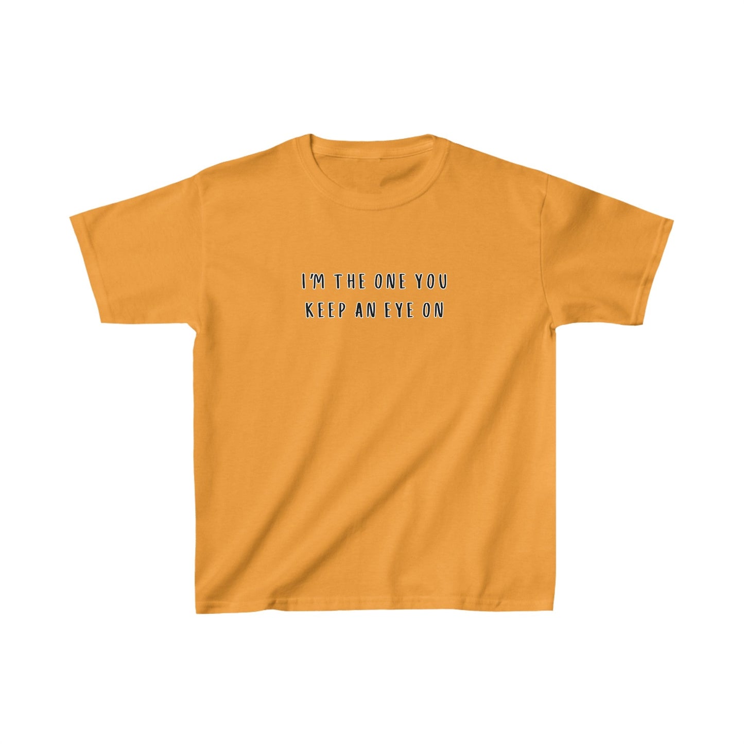 I'm the One You Keep an Eye On | Youth Kids Basketball Shirt | Sports Shirt Basketball Shirt | Casual or Sports Shirt for Kids - Mighty Lifestyle
