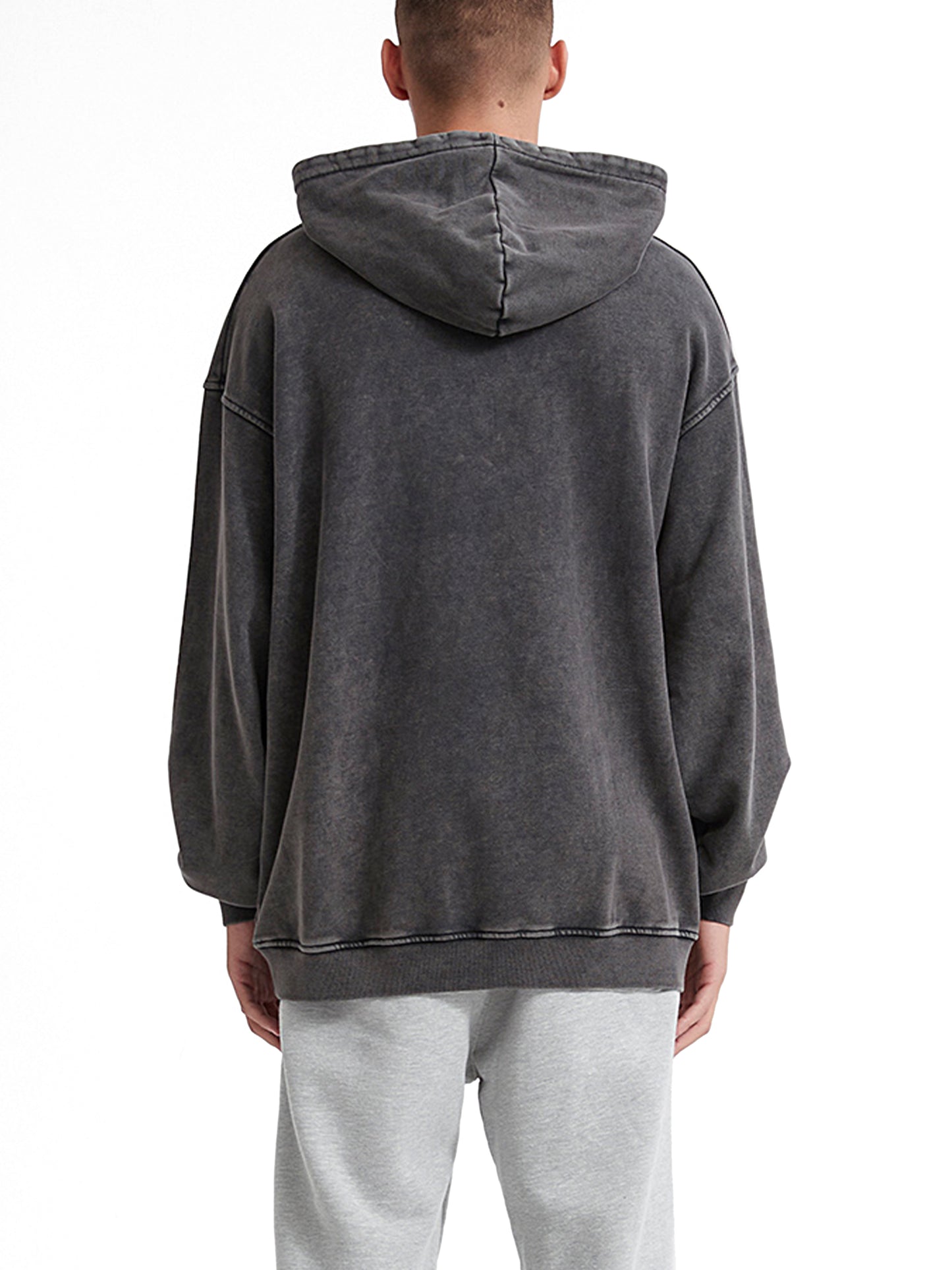 ML Faith Based Acid Wash Oversize Hoodie - Christian Apparel Unisex