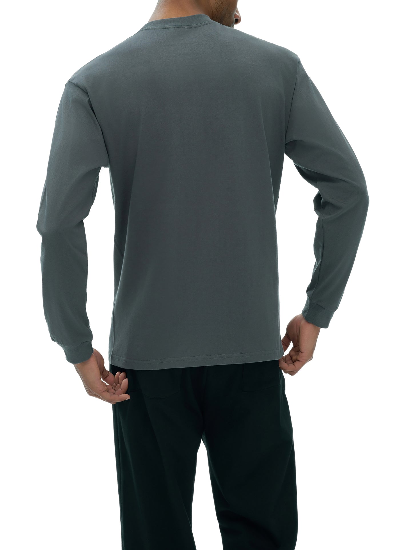Fall Into Cozy Crew Neck Long Sleeve Shirt – Unisex Drop Shoulder Cotton Top for Autumn & Winter Comfort | Fall Into Cozy Comfy Crew Neck Drop Shoulder Long Sleeve Shirt Winter Shirt Thanksgivings Shirt