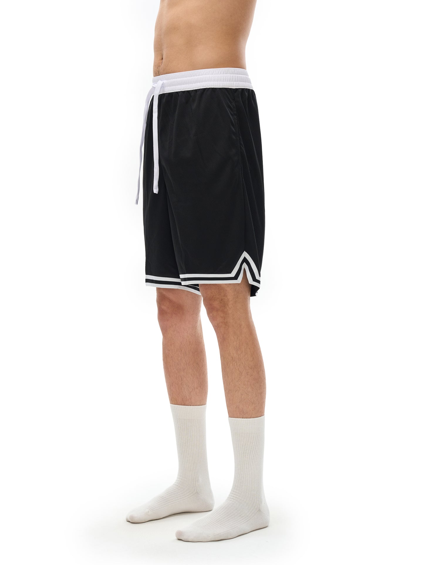 BW Dragon Hearted Classic Stripe Trim Basketball Shorts | Basketball Warehouse Dragon Hearted Classic Stripe Trim Men’s Basketball Shorts – Lightweight Polyester, Loose Fit