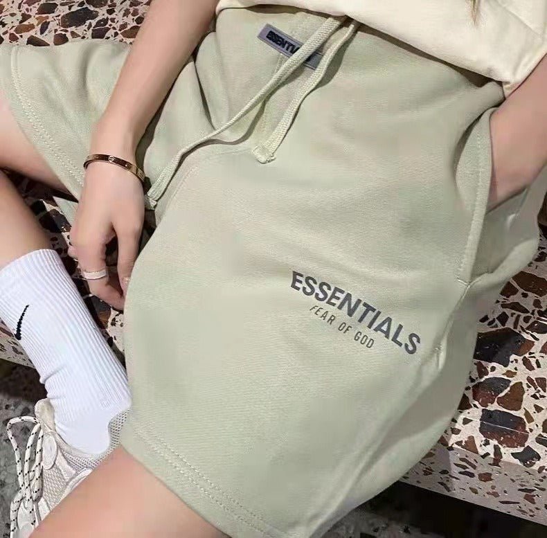 Jogger Two Piece Set | European and American Summer Loose Quarter Pants for Men and Womens Casual and Versatile Shorts - Mighty Lifestyle